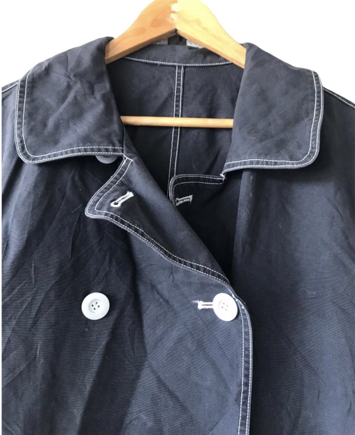 Issey Miyake Issey Miyake Double Breasted Long Jacket Size M / US 6-8 / IT 42-44 - 3 Thumbnail