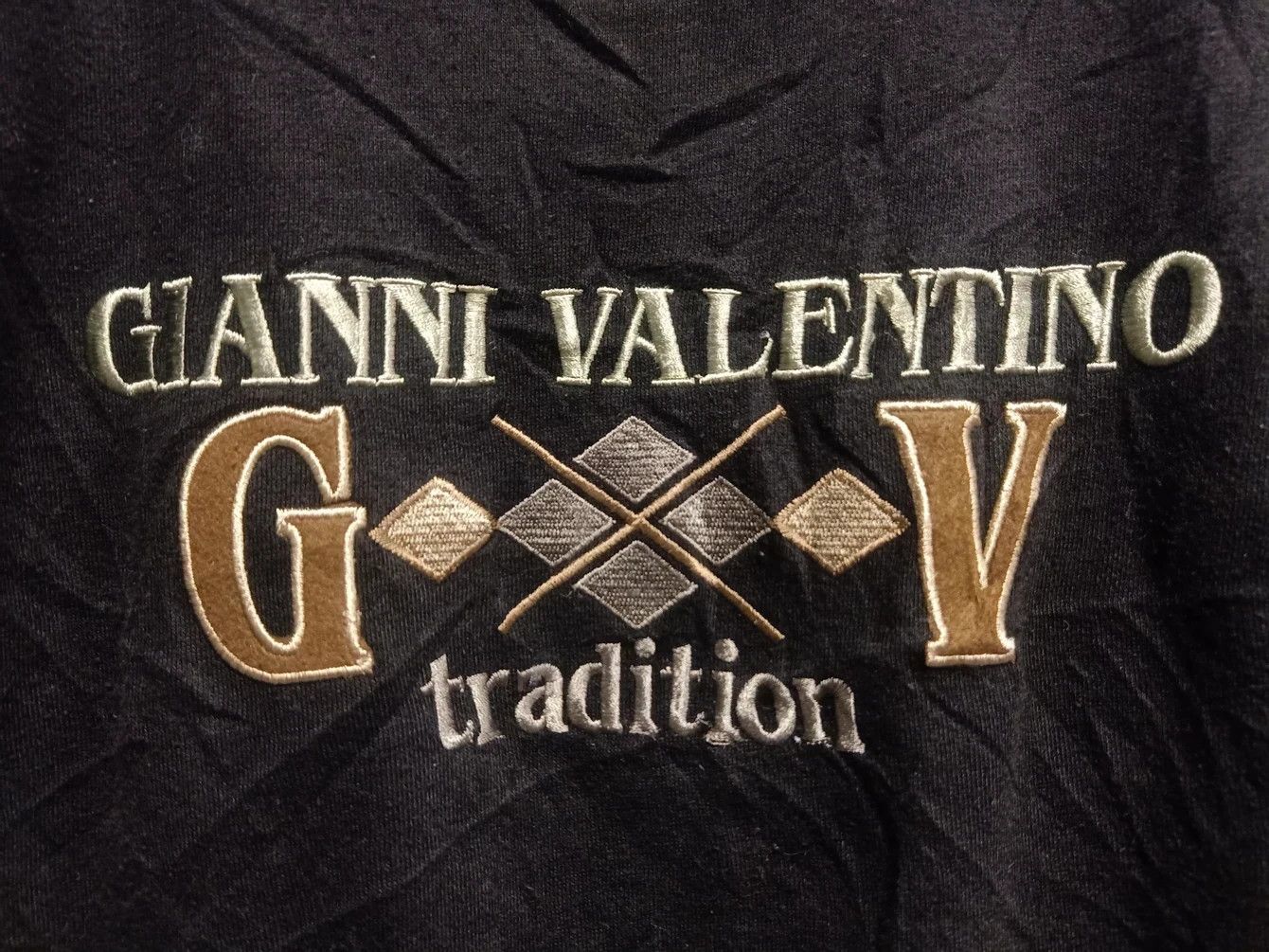 Gianni Valentino × Valentino × Vintage vintage sweatshirt Gianni Valentino logo embroidery Size US M / EU 48-50 / 2 - 2 Thumbnail