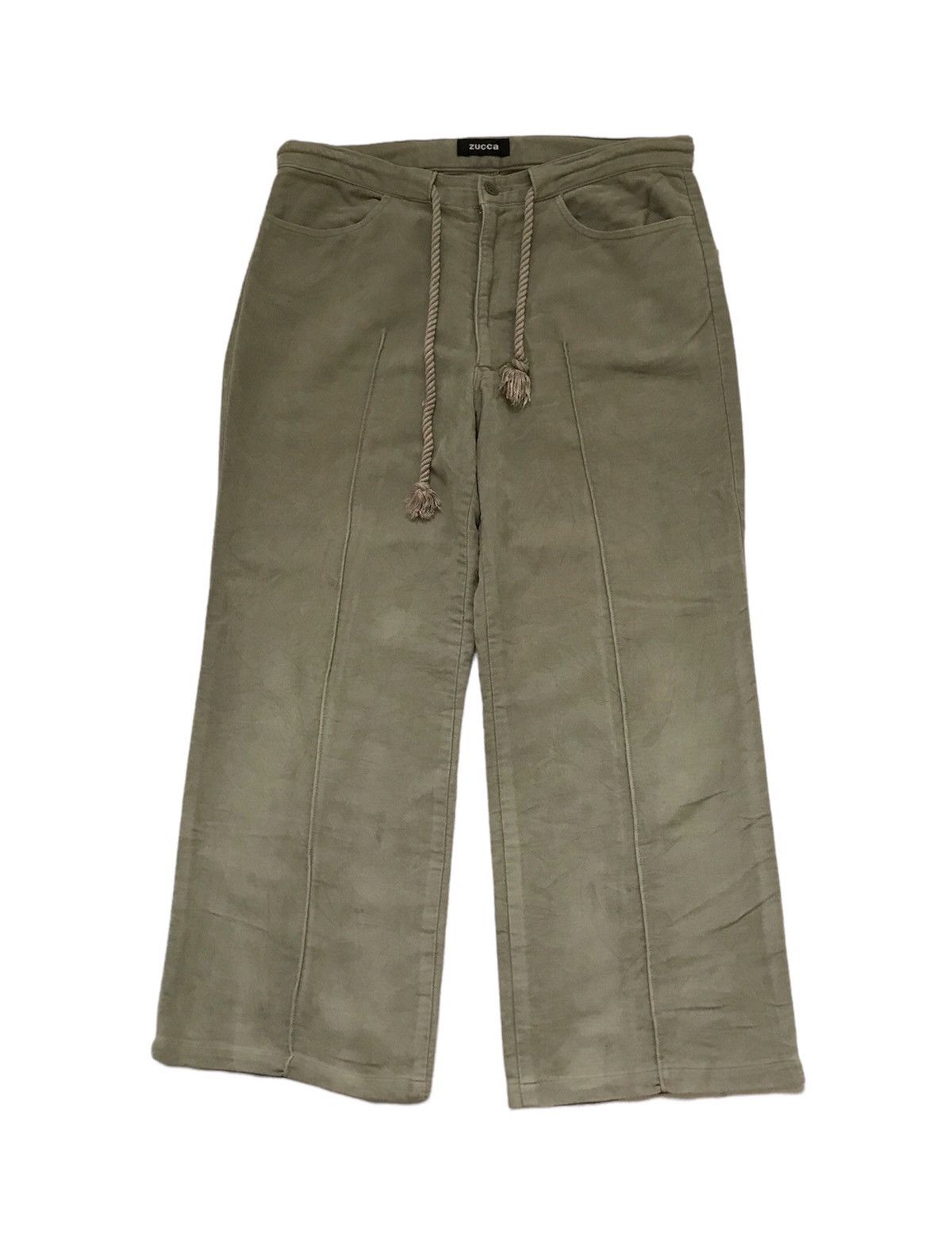 CABANE de ZUCCa × Final Home × Issey Miyake JAPANESE BRAND ZUCCA BAGGY TROUSER PANTS Size US 32 / EU 48 - 2 Thumbnail