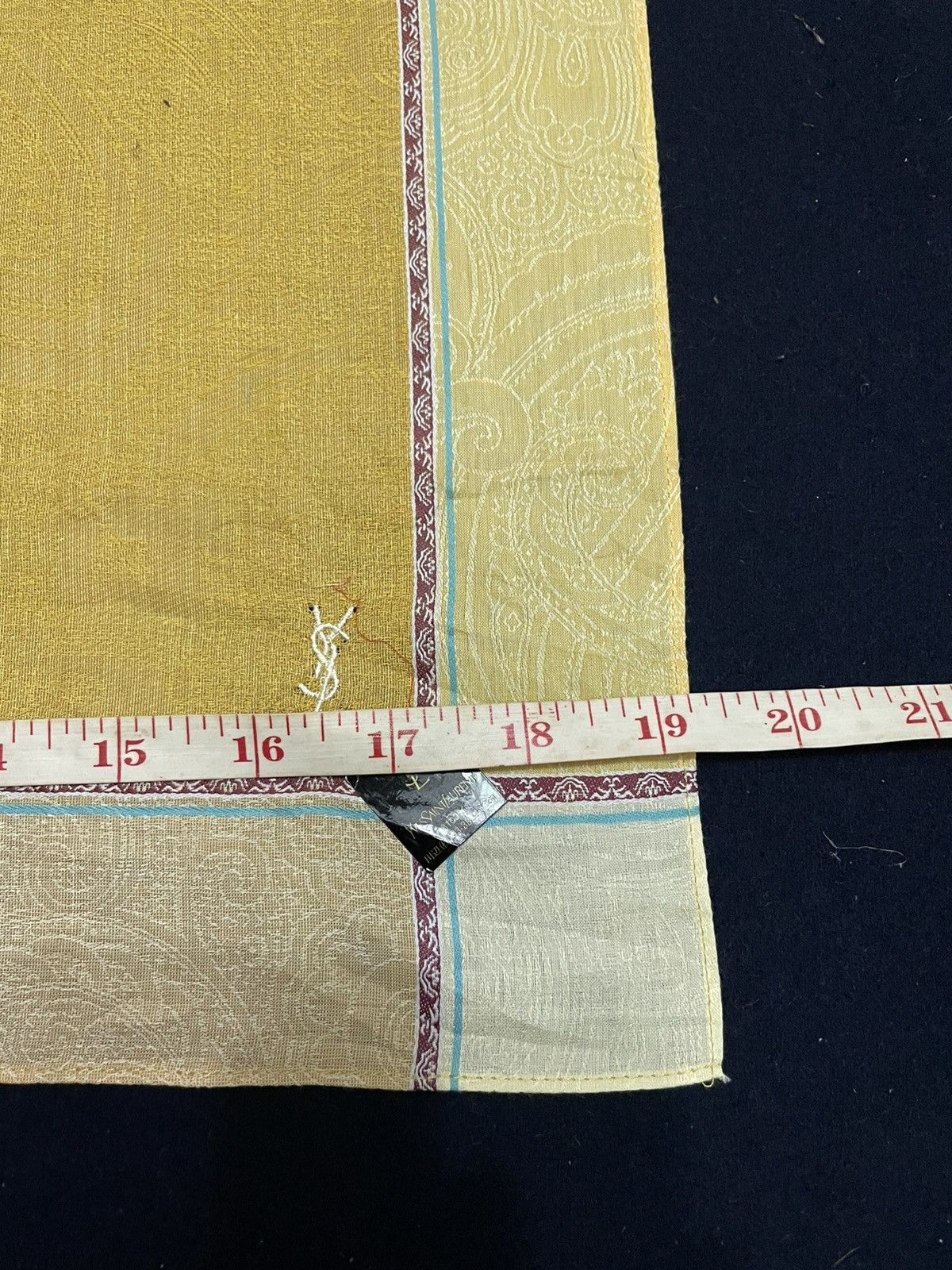 Vintage × Yves Saint Laurent Yves Saint Laurent Pasley Handkercheif / Bandana Size ONE SIZE - 5 Thumbnail