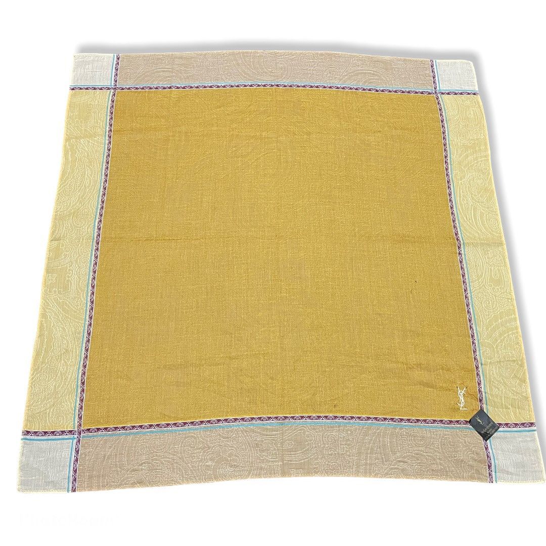 Vintage × Yves Saint Laurent Yves Saint Laurent Pasley Handkercheif / Bandana Size ONE SIZE - 2 Thumbnail