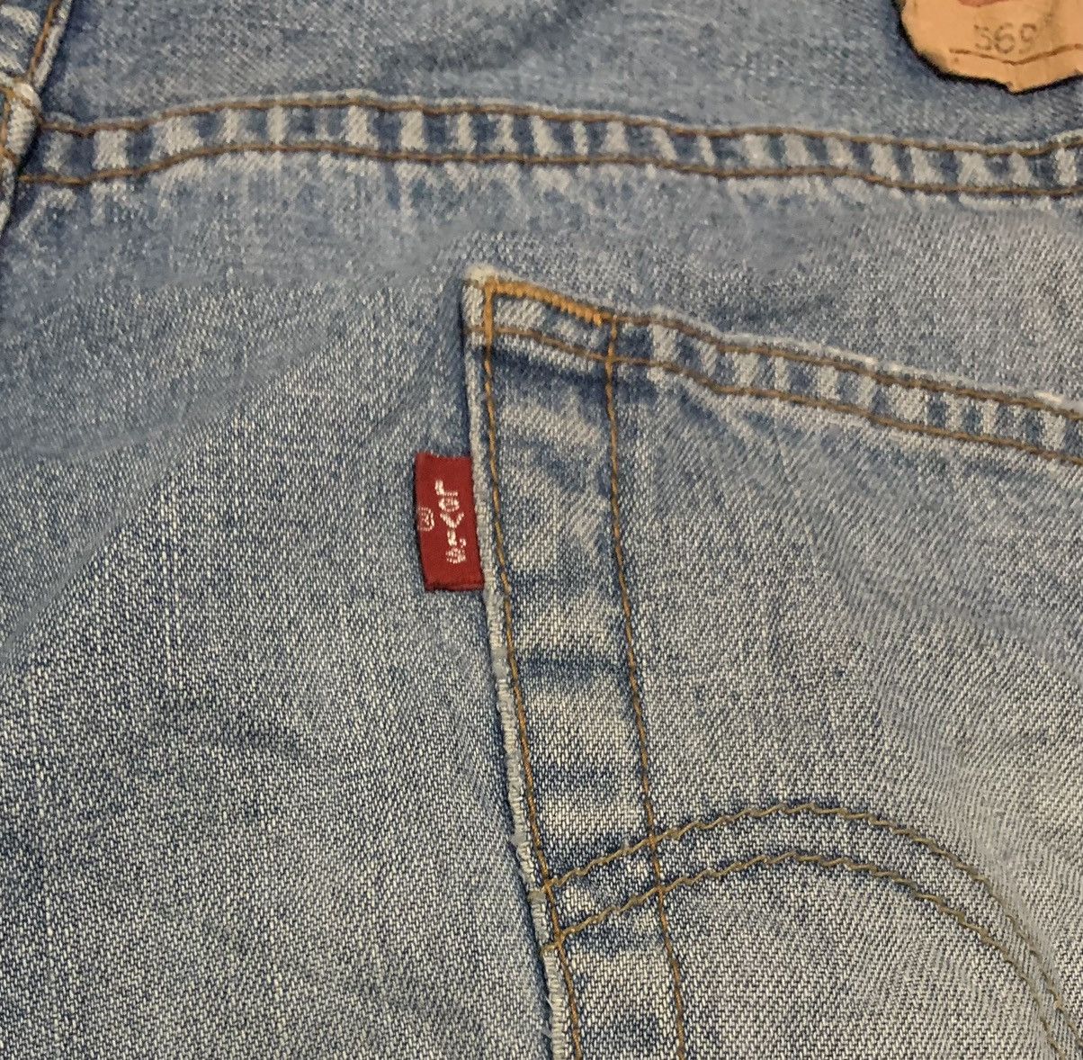 Levi's Vintage Levis 569 Loose Straight Jeans Size US 37 - 4 Thumbnail