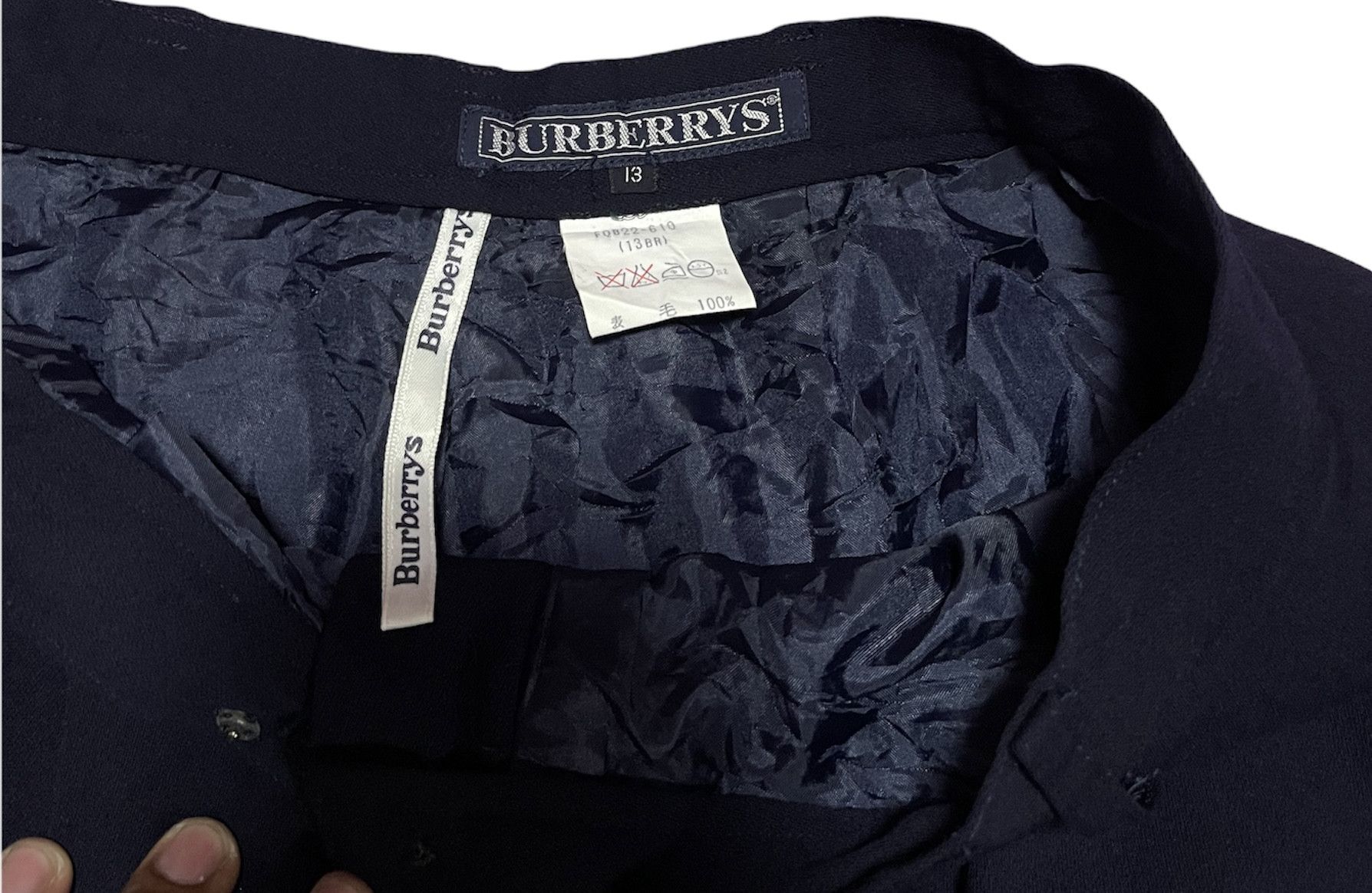Burberry VINTAGE BURBERRYS PANTS WOOL Size US 27 - 3 Thumbnail