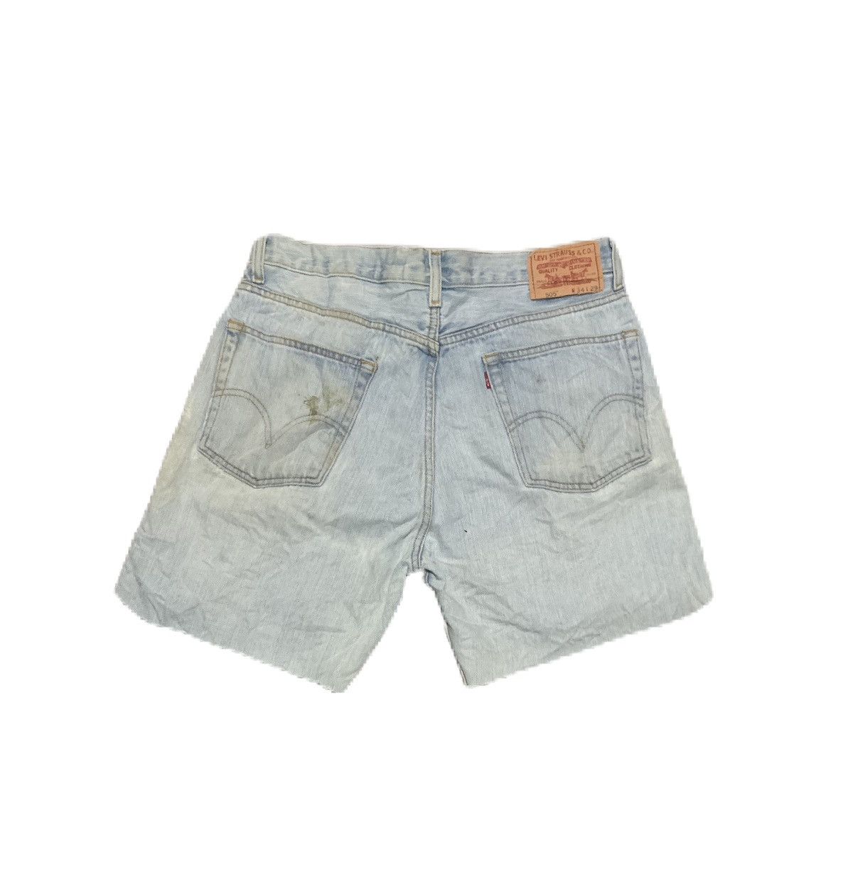Levi's Vintage Levis 505 Light Wash Jeans Size US 34 / EU 50 - 2 Thumbnail