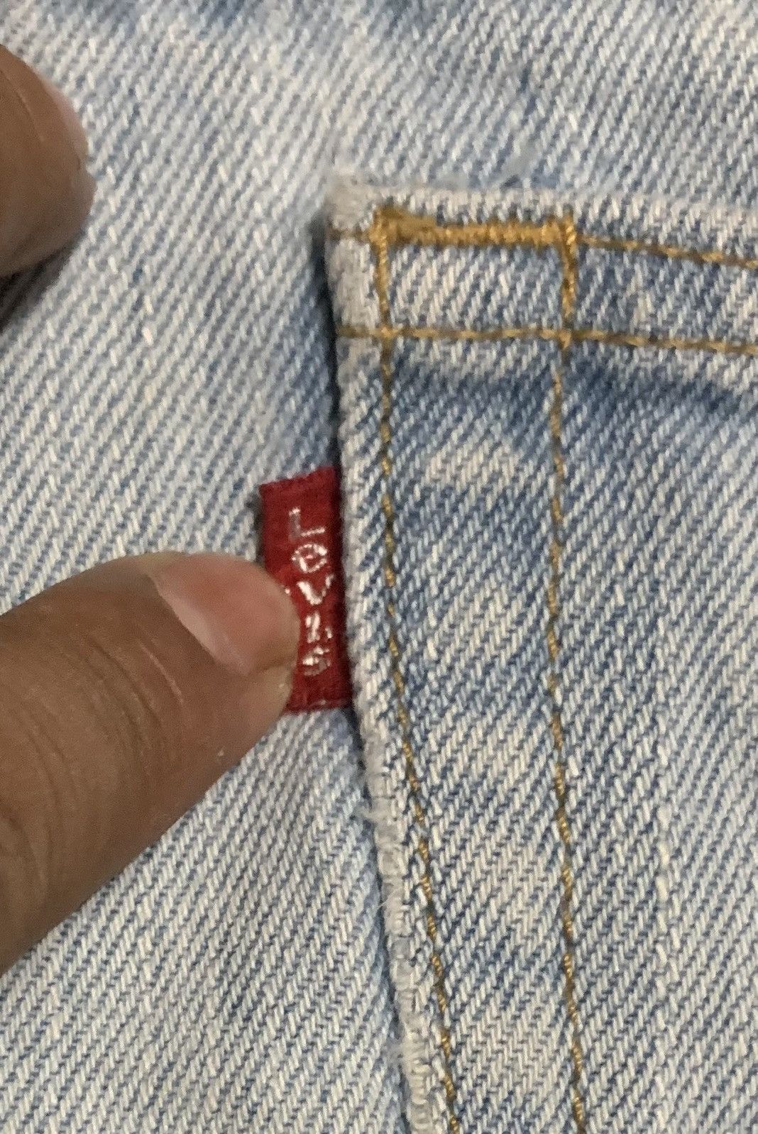 Levi's Vintage Levis 505 Light Wash Jeans Size US 34 / EU 50 - 4 Thumbnail