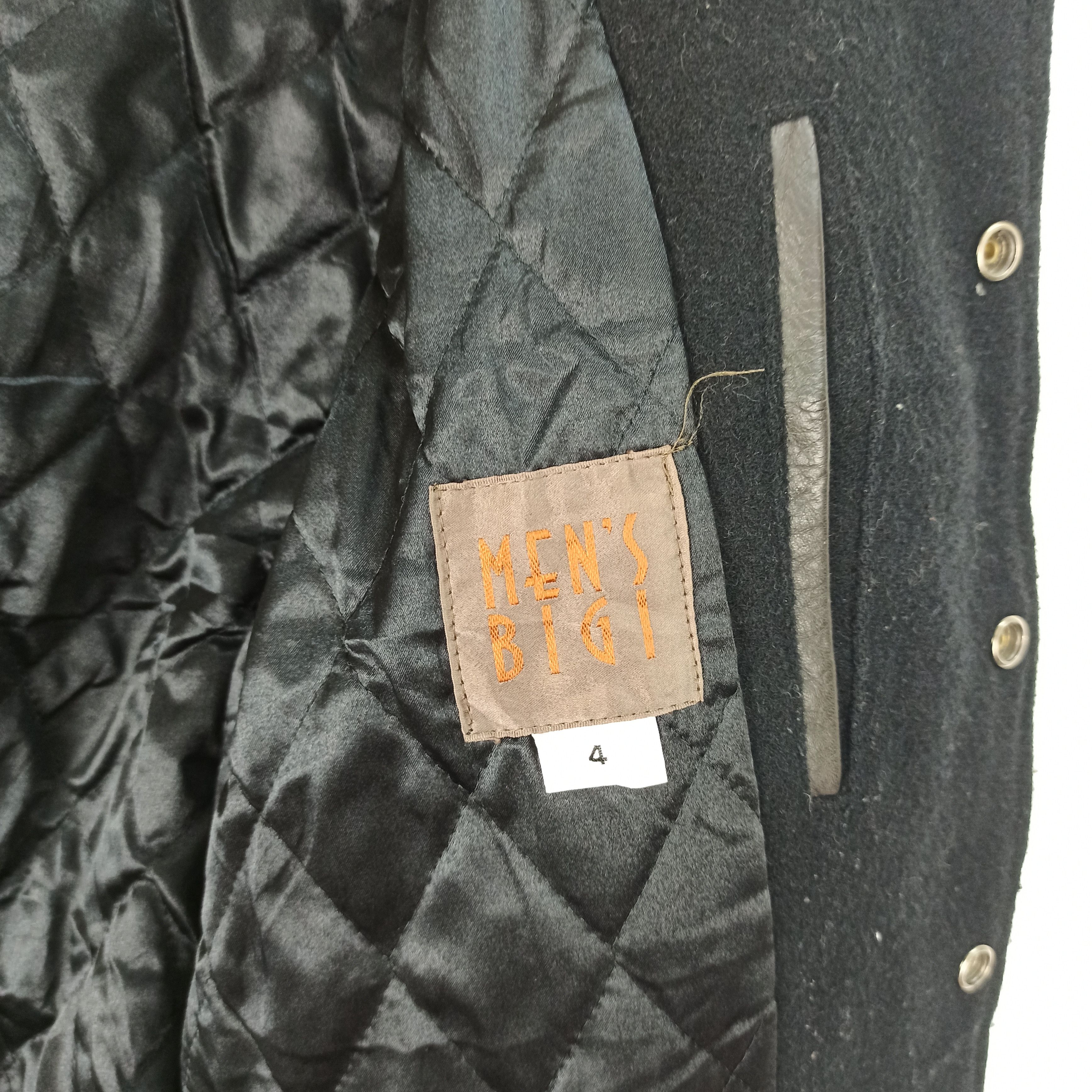 BIGI Vintage🔥 Quilted Leather Letterman Varsity Jacket By BIGI Size US XL / EU 56 / 4 - 11 Thumbnail