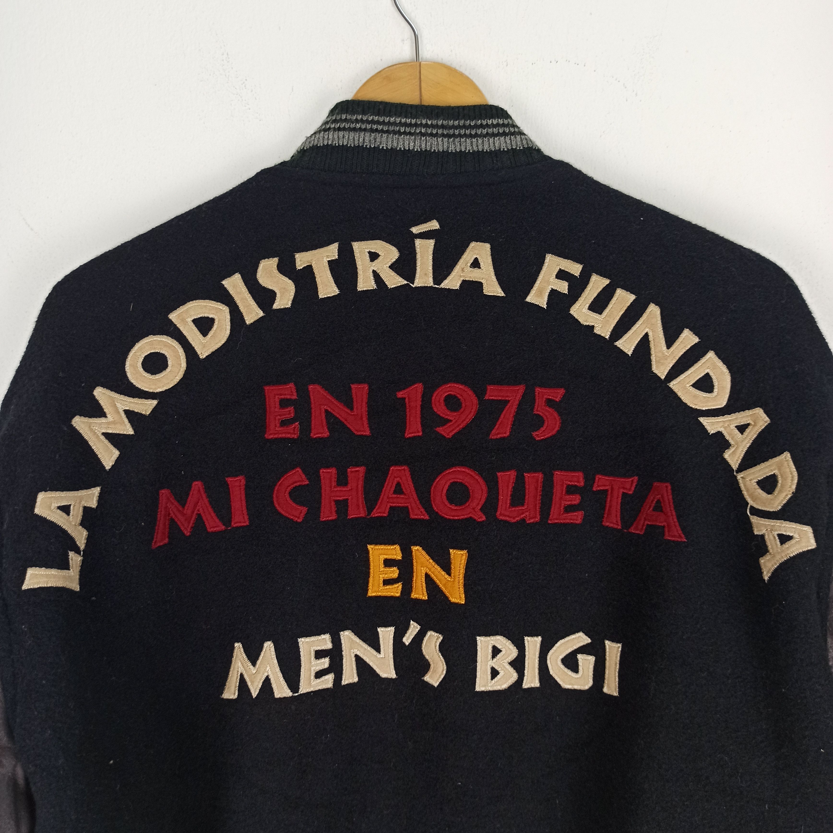 BIGI Vintage🔥 Quilted Leather Letterman Varsity Jacket By BIGI Size US XL / EU 56 / 4 - 2 Thumbnail