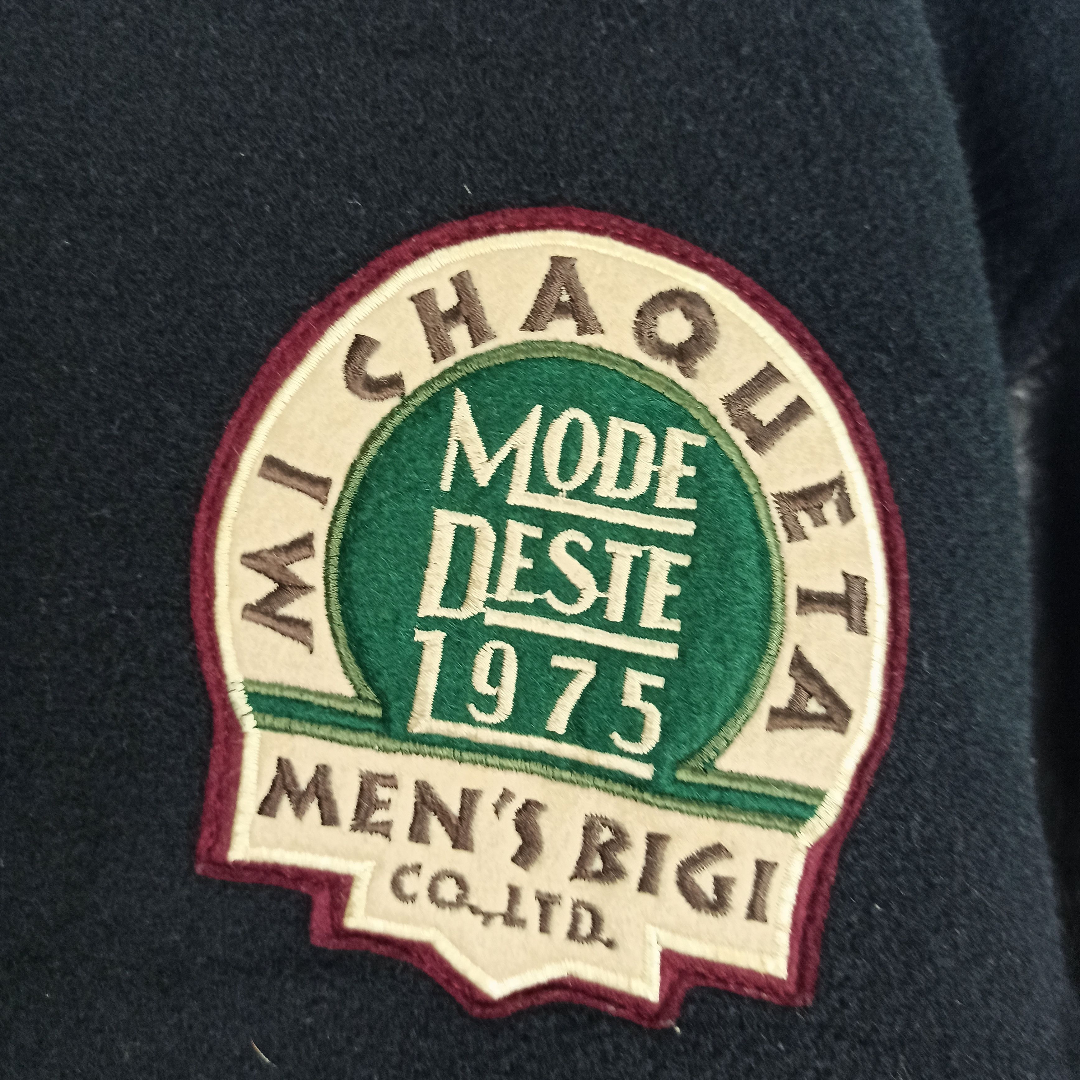 BIGI Vintage🔥 Quilted Leather Letterman Varsity Jacket By BIGI Size US XL / EU 56 / 4 - 6 Thumbnail