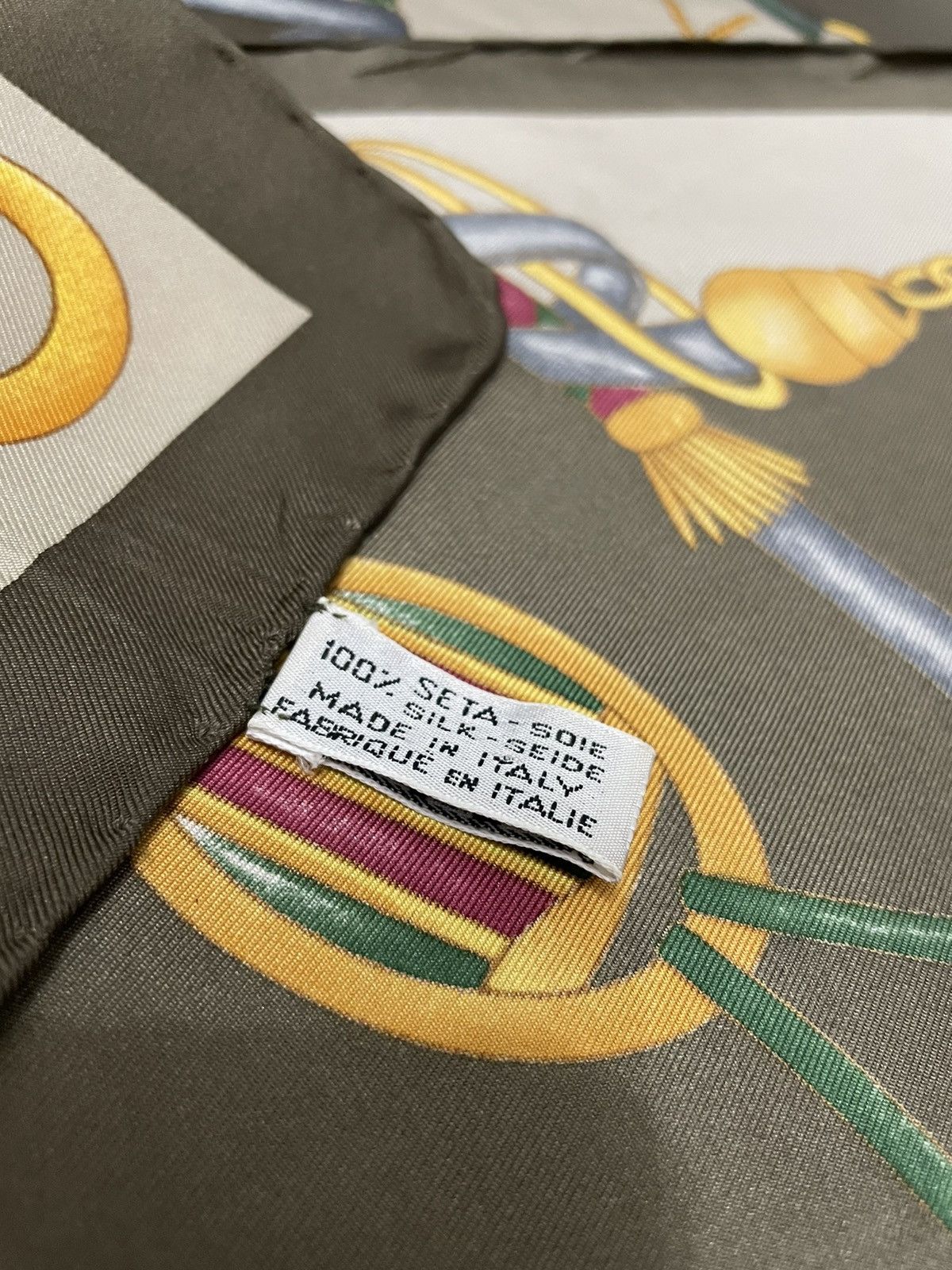 Celine × Other × Vintage Celine Paris Silk Scarf / Handkercheif / Bandana Size ONE SIZE - 6 Thumbnail