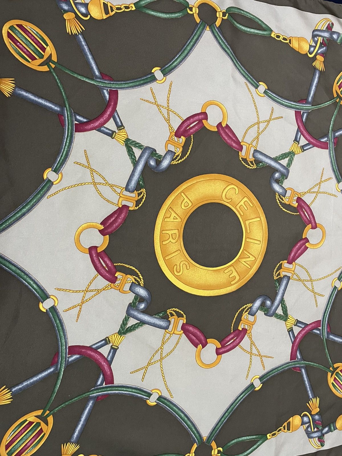 Celine × Other × Vintage Celine Paris Silk Scarf / Handkercheif / Bandana Size ONE SIZE - 3 Thumbnail