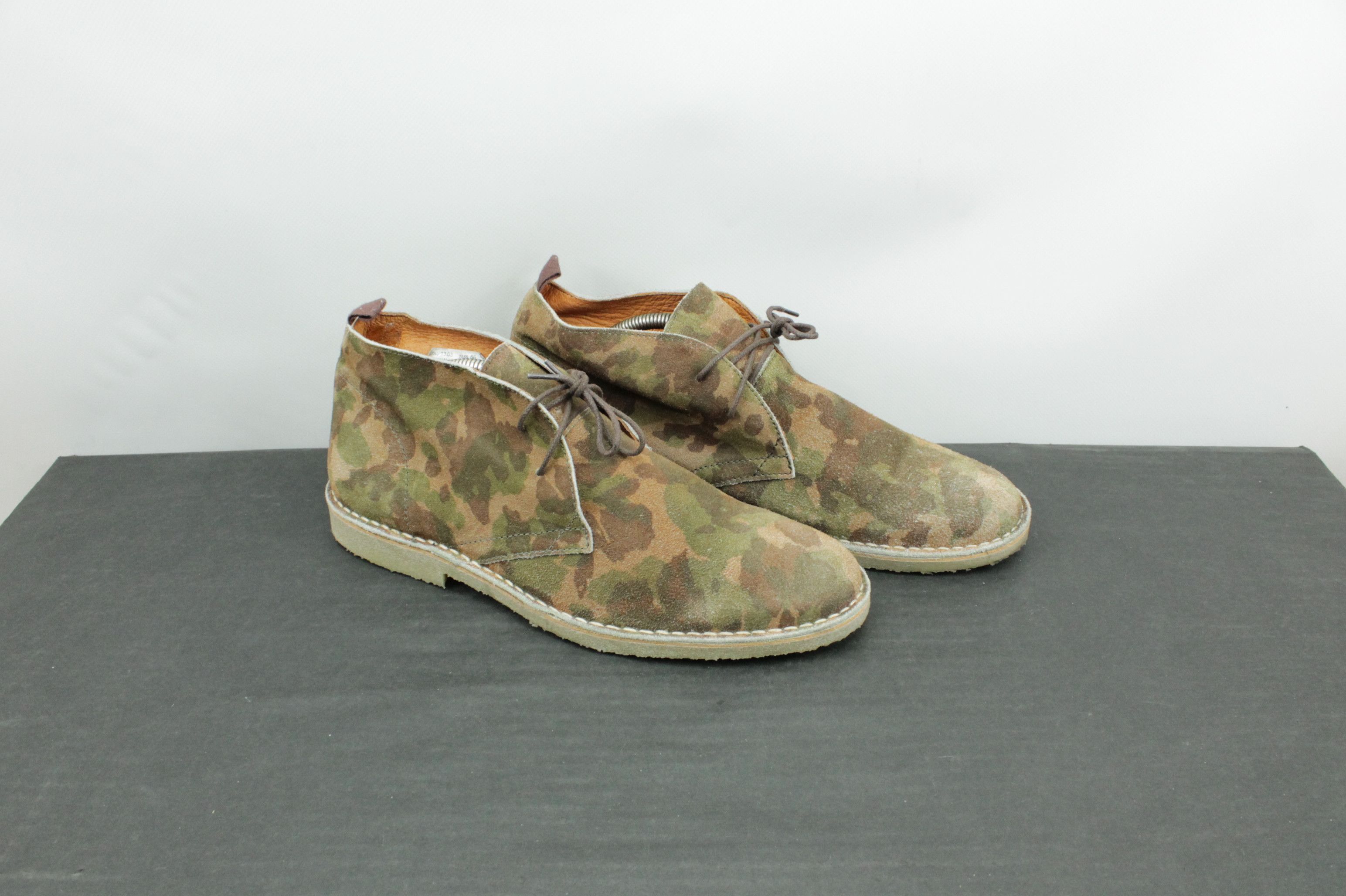 Samsoe Samsoe Samsoe & Samsoe Wakayama Camo Suede Desert Shoes Size US 11 / EU 44 - 1 Thumbnail