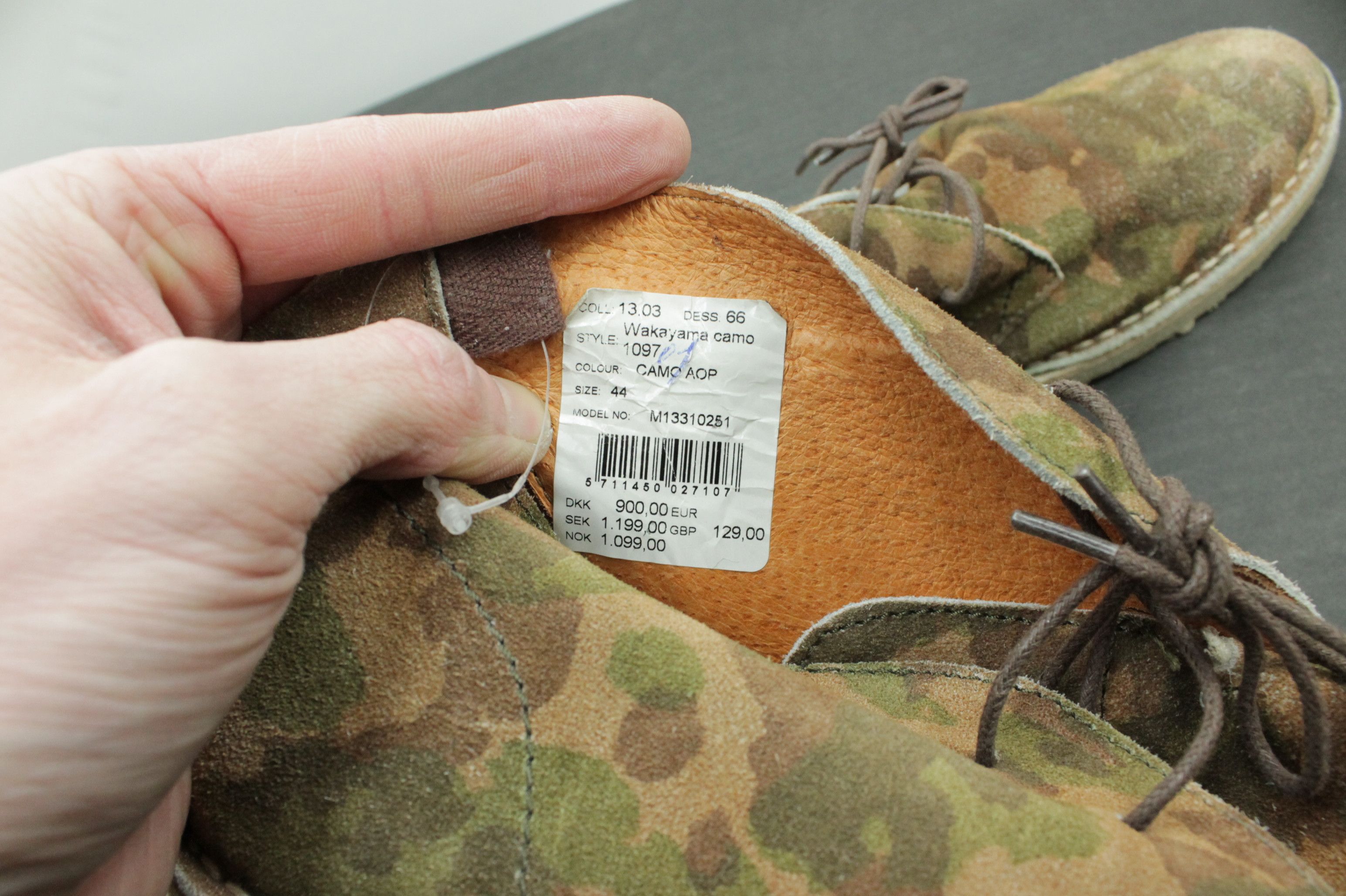Samsoe Samsoe Samsoe & Samsoe Wakayama Camo Suede Desert Shoes Size US 11 / EU 44 - 8 Thumbnail