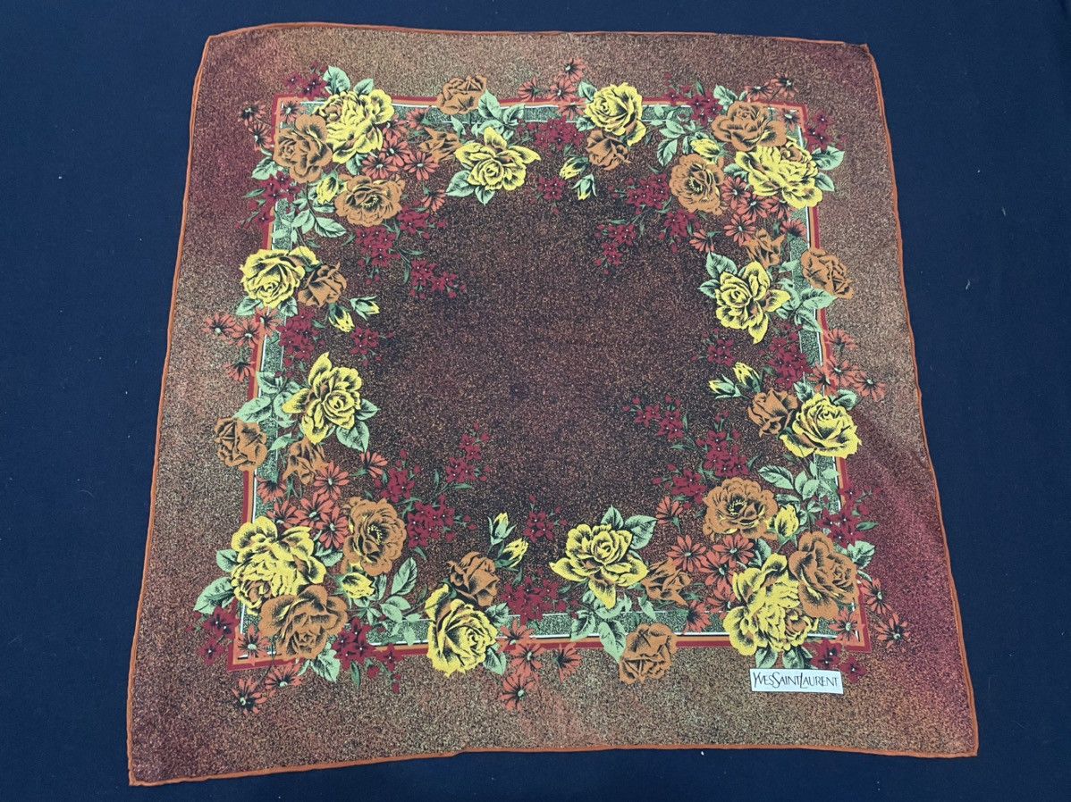 Other × Yves Saint Laurent Yves Saint Lauren Silk Handkercheif / Bandana Size ONE SIZE - 7 Thumbnail