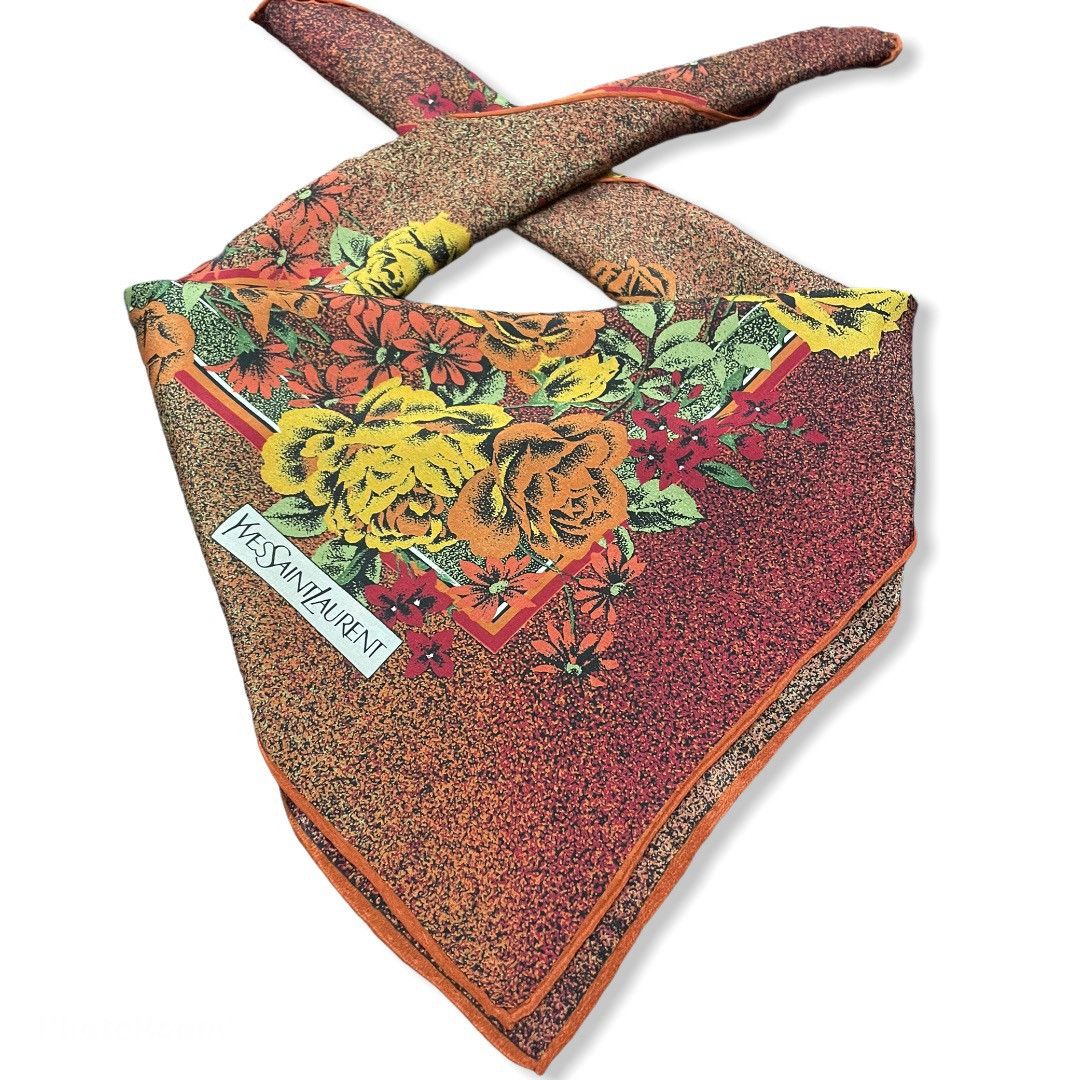 Yves Saint Lauren Silk Handkercheif / Bandana
