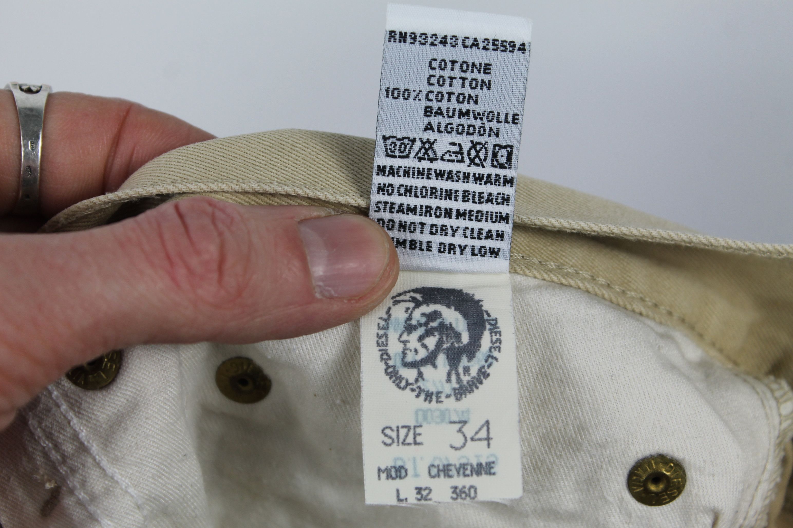 Diesel Y2K Diesel Chayenne Regular Fit Jeans Size US 34 / EU 50 - 11 Thumbnail