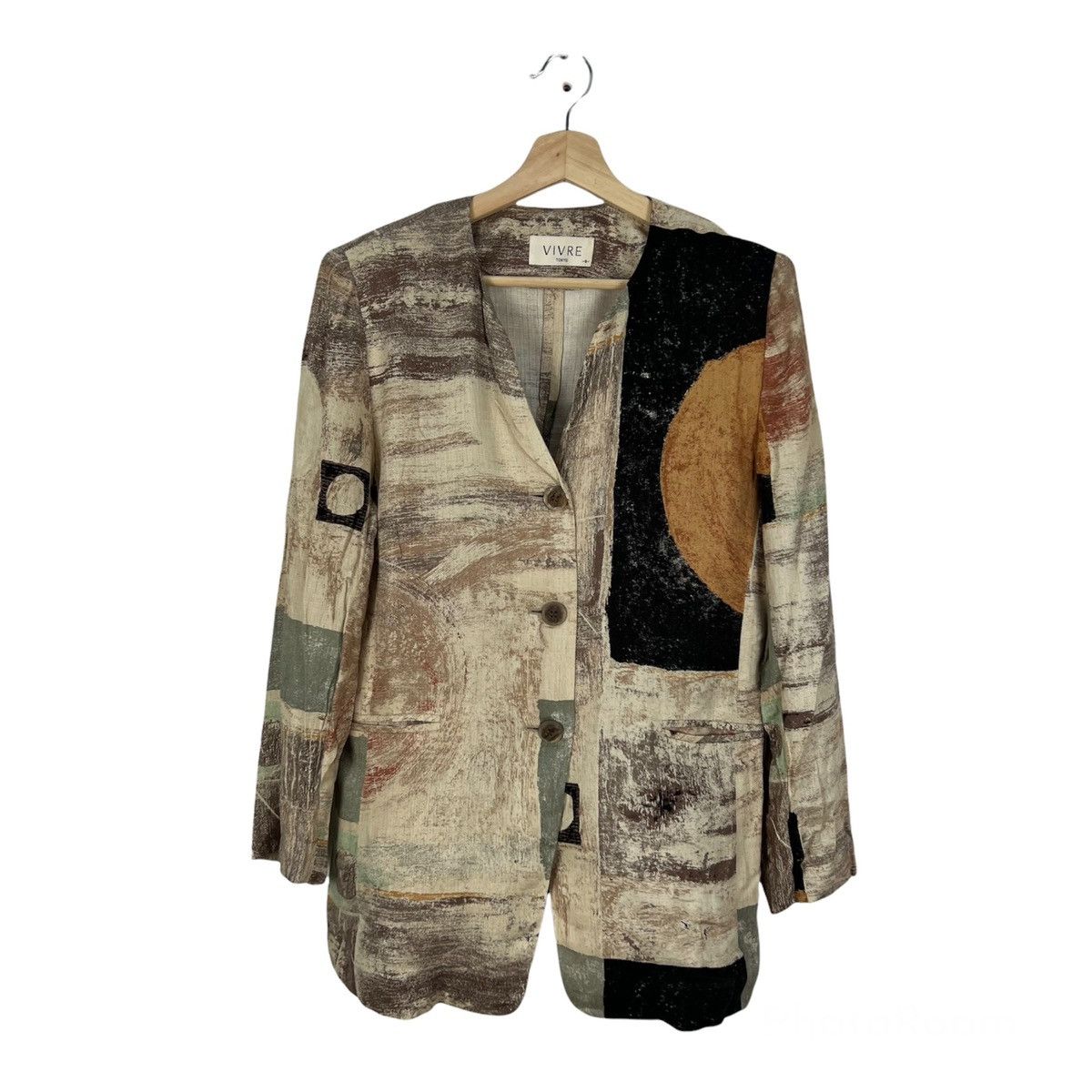 Japanese Brand KAPITAL JAPAN INSPIRED DESIGN VIVRE TOKYO RARE DESIGN JACKET Size US M / EU 48-50 / 2 - 1 Thumbnail