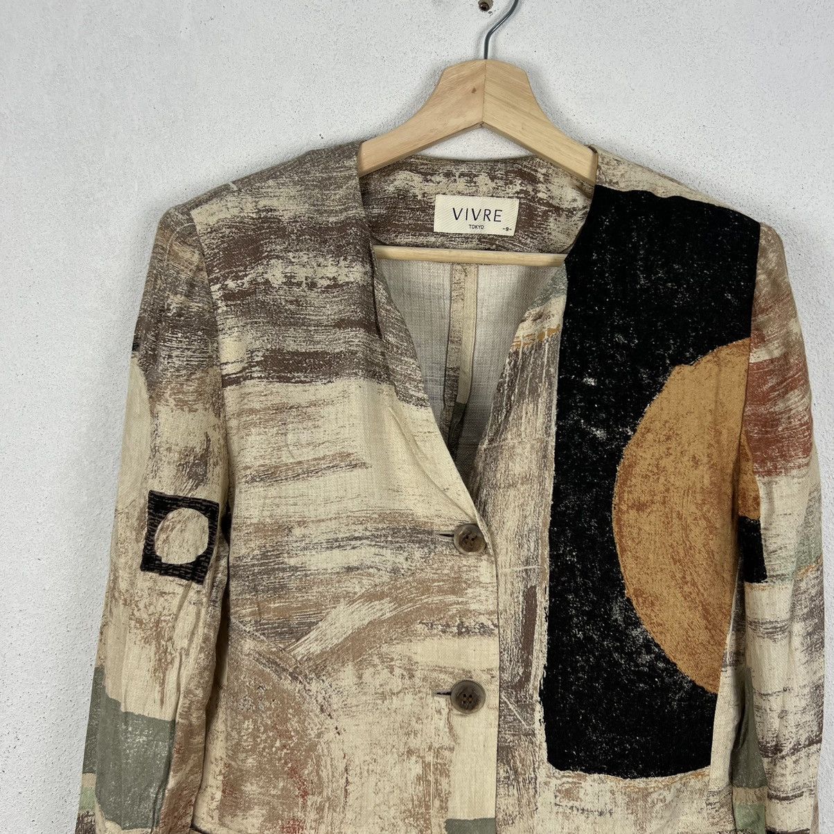 Japanese Brand KAPITAL JAPAN INSPIRED DESIGN VIVRE TOKYO RARE DESIGN JACKET Size US M / EU 48-50 / 2 - 3 Thumbnail