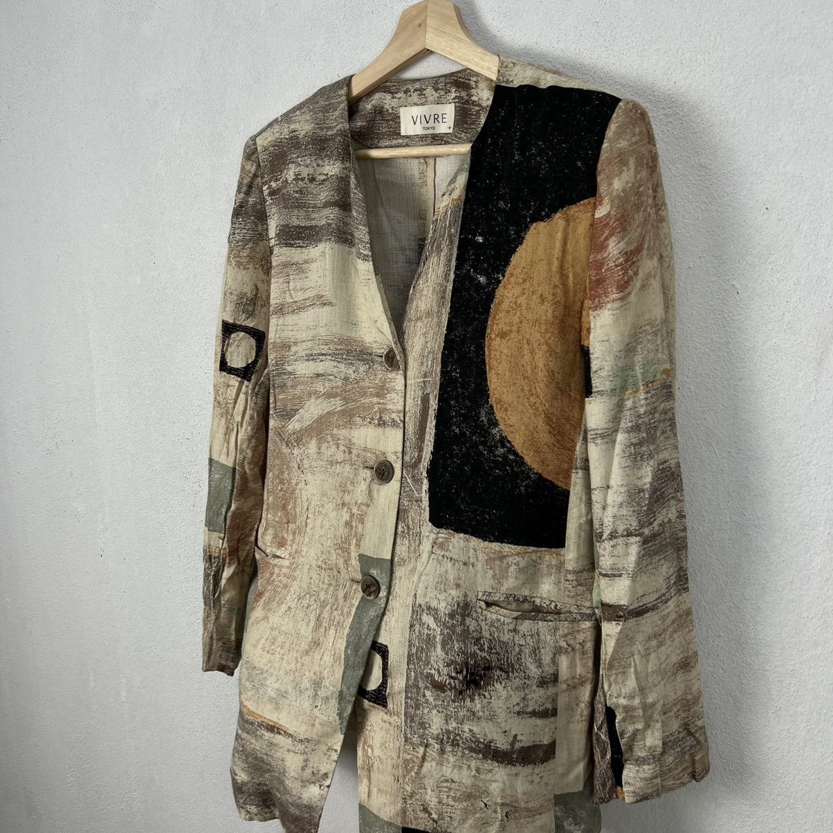 Japanese Brand KAPITAL JAPAN INSPIRED DESIGN VIVRE TOKYO RARE DESIGN JACKET Size US M / EU 48-50 / 2 - 2 Thumbnail