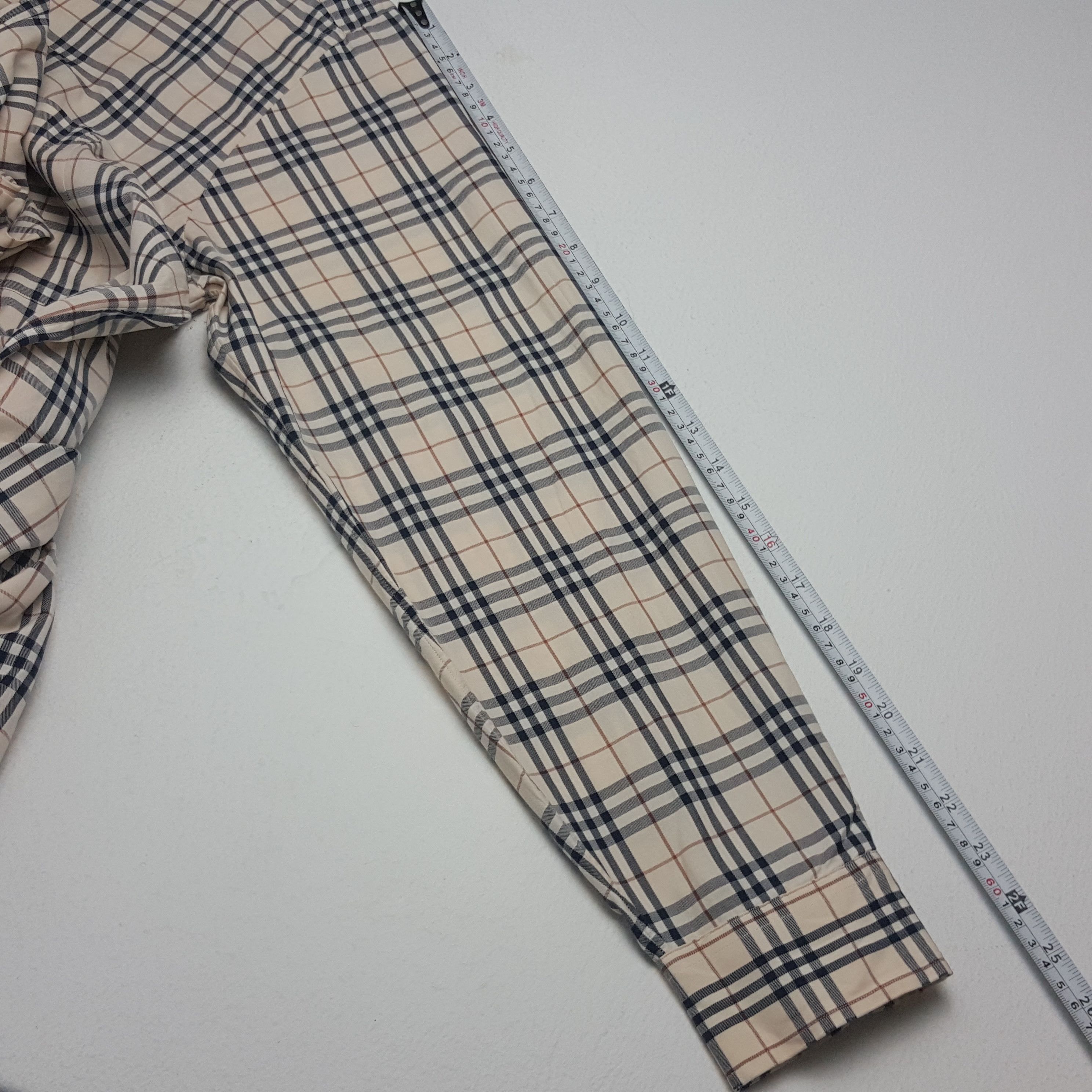 Burberry × Vintage Vintage BURBERRY LONDON Nova Check Design Shirt Size US L / EU 52-54 / 3 - 7 Thumbnail