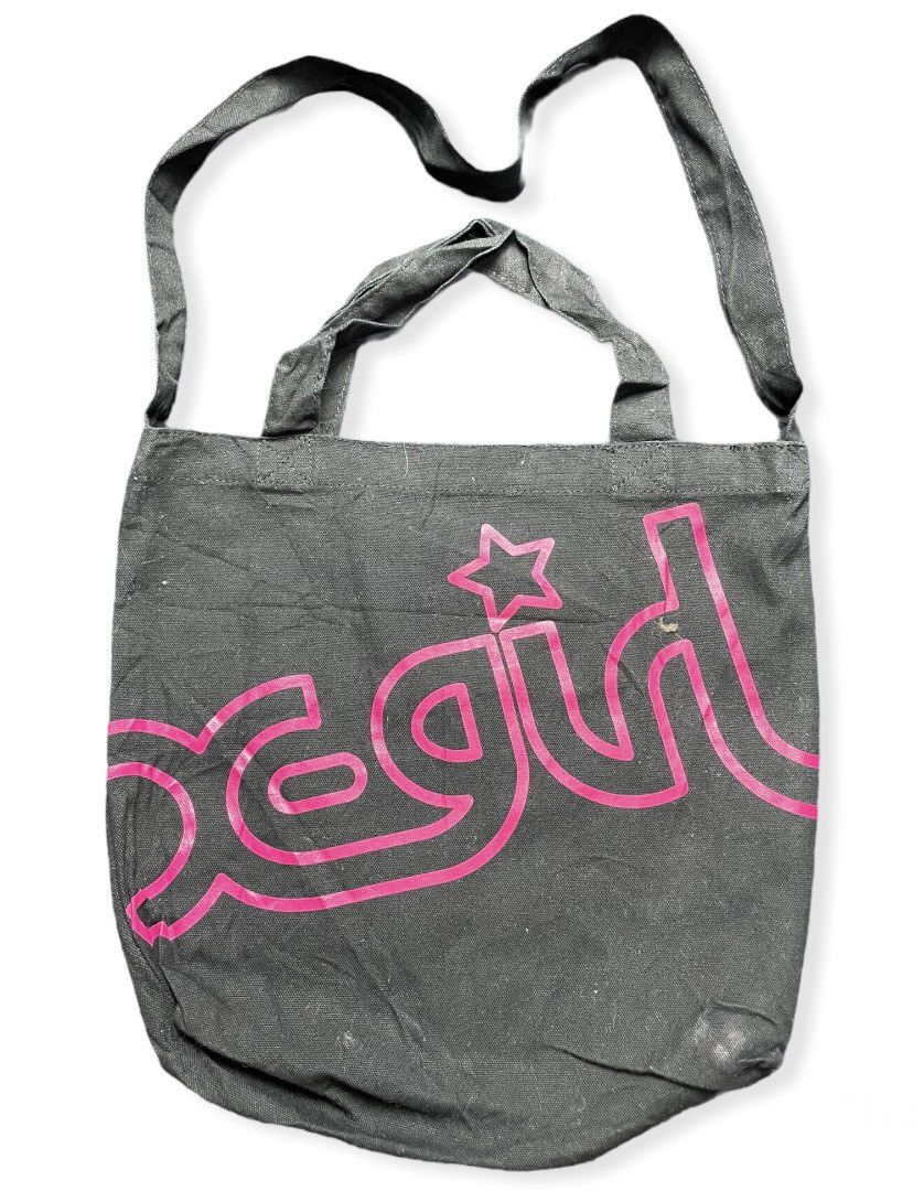 x girl tote bag