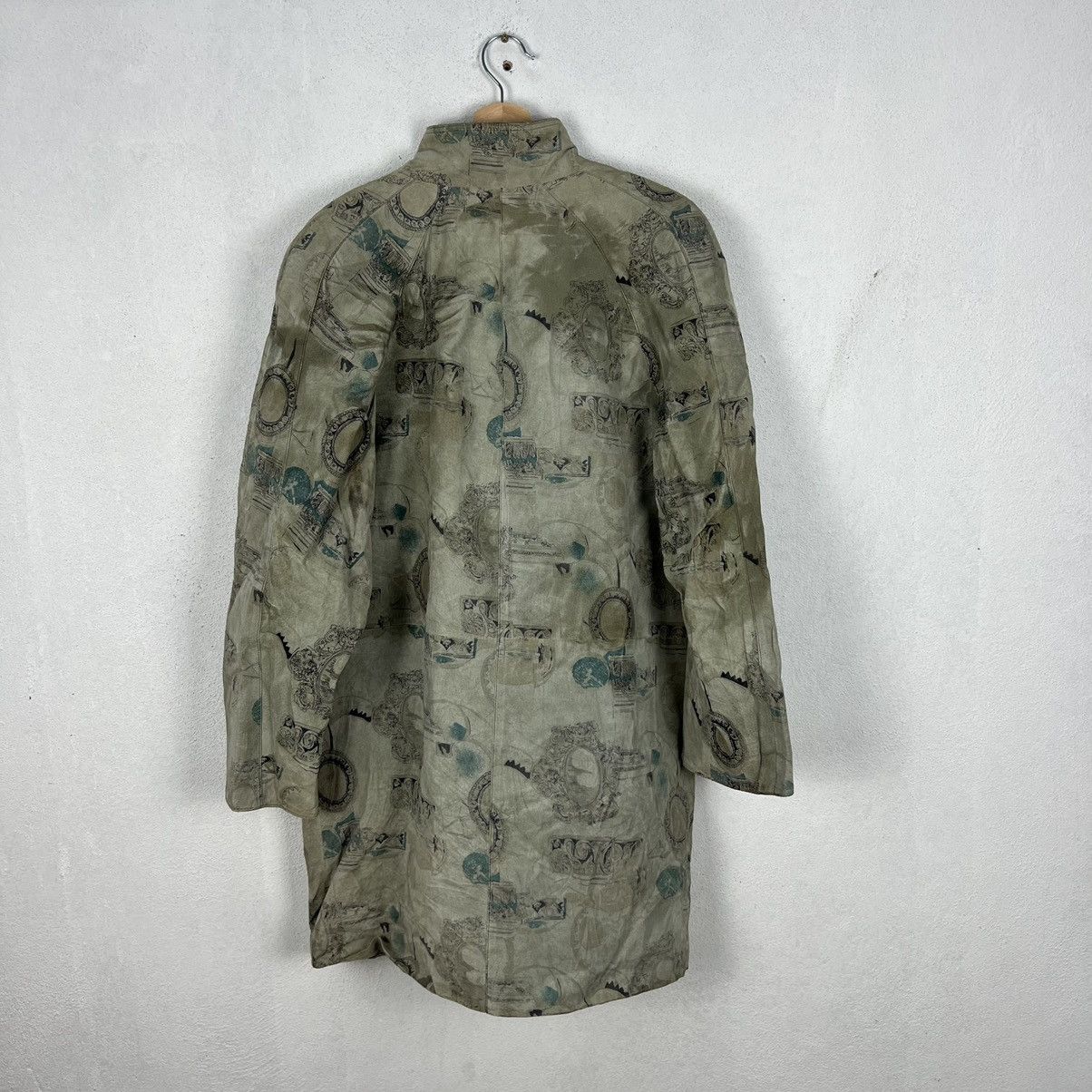 Japanese Brand VINTAGE LEATHER JACKET FLORAL FLOWER FULL PRINT Size US M / EU 48-50 / 2 - 9 Thumbnail