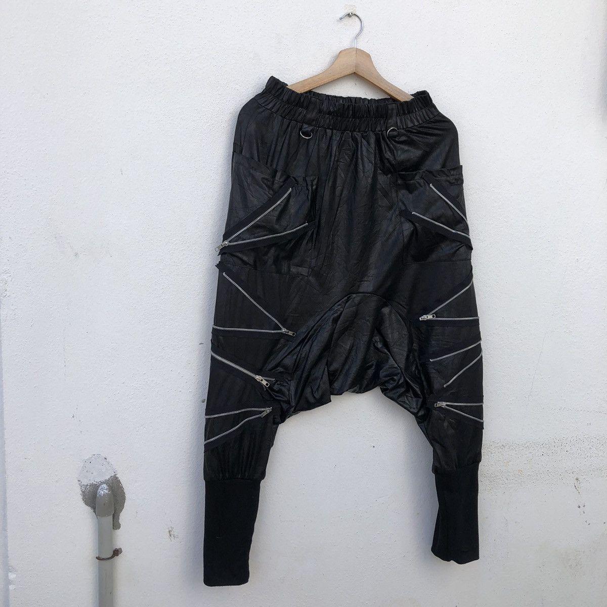 Hysteric Glamour × Japanese Brand × Seditionaries RARE DESIGN FULL ZIPPER DESIGN PANTS INSPIRED BY RAFF SIMON Size US 30 / EU 46 - 2 Thumbnail