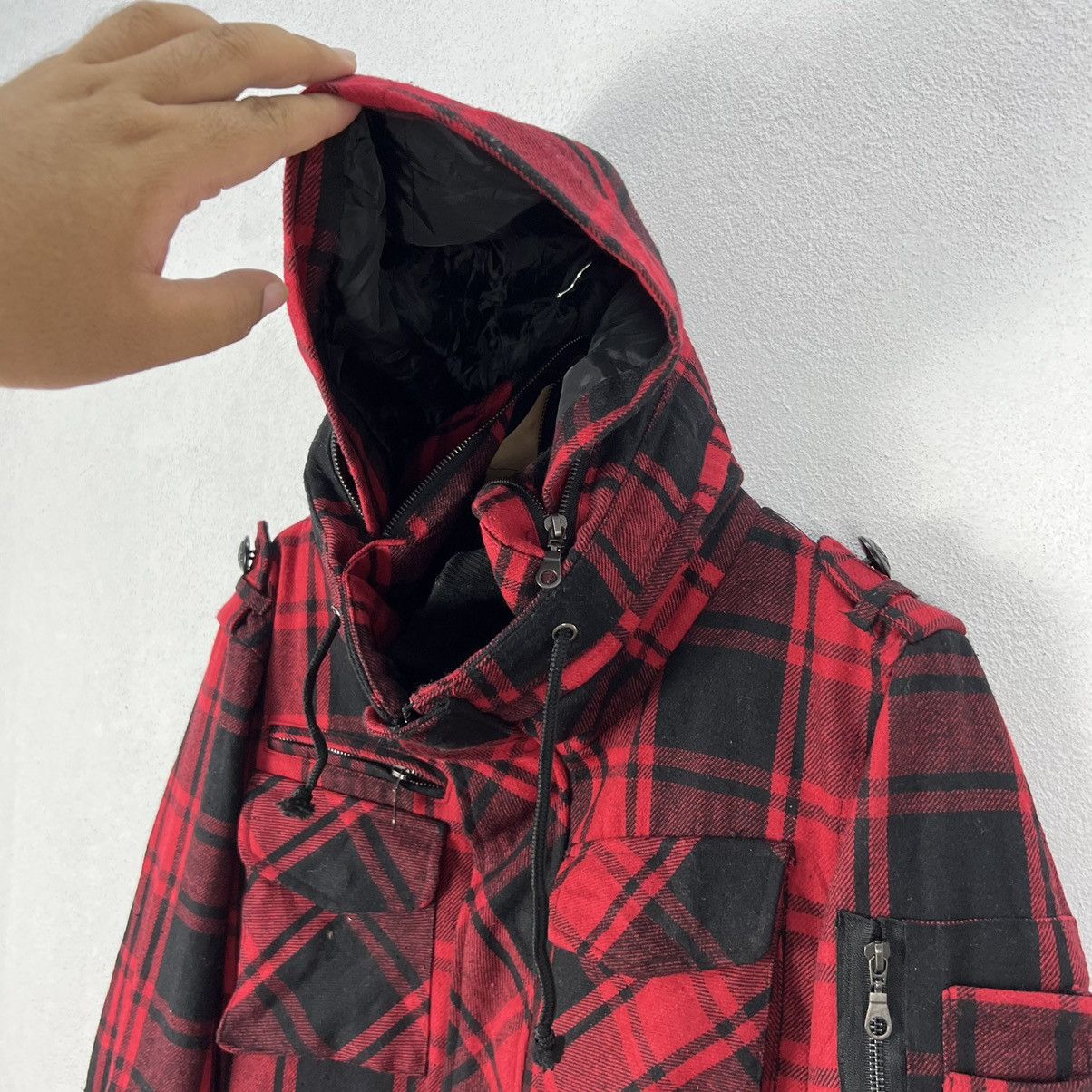 Japanese Brand RARE TARTAN DESIGN PUNK STYLE PARACHUTE JACKET IN THE ATTIC Size US L / EU 52-54 / 3 - 8 Thumbnail