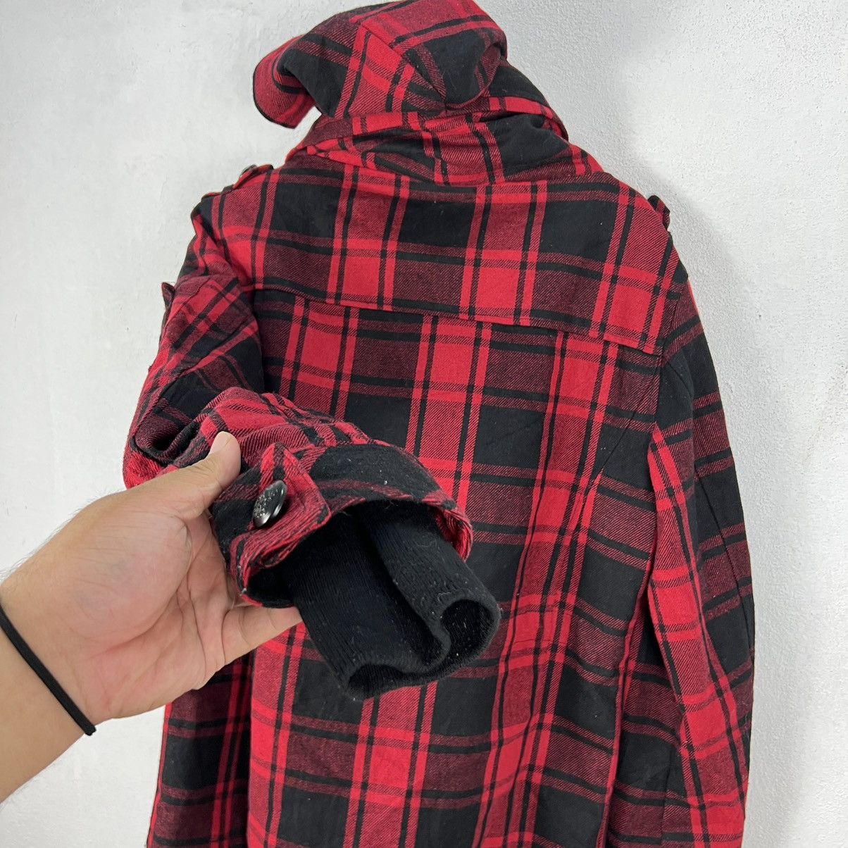 Japanese Brand RARE TARTAN DESIGN PUNK STYLE PARACHUTE JACKET IN THE ATTIC Size US L / EU 52-54 / 3 - 11 Thumbnail