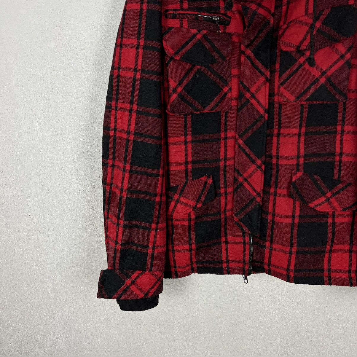 Japanese Brand RARE TARTAN DESIGN PUNK STYLE PARACHUTE JACKET IN THE ATTIC Size US L / EU 52-54 / 3 - 5 Thumbnail