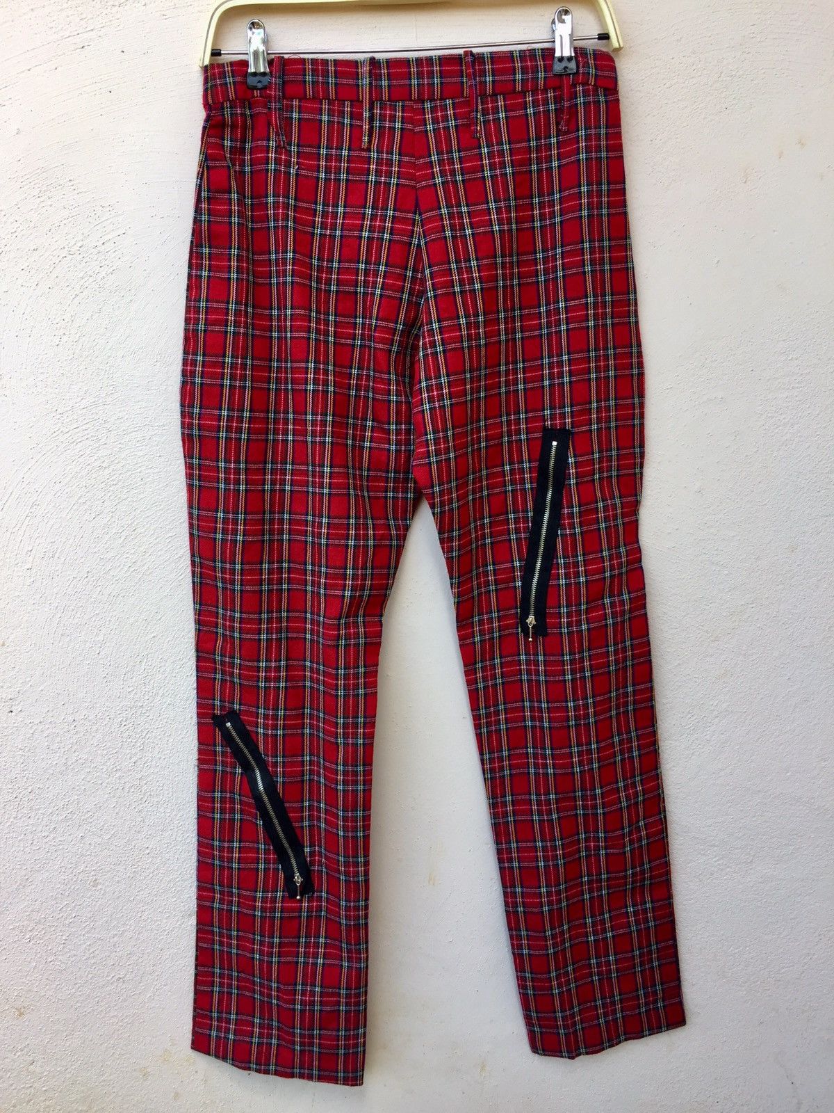 Seditionaries Bondage pants Tartan Zipper Punkers Design Size US 28 / EU 44 - 2 Thumbnail