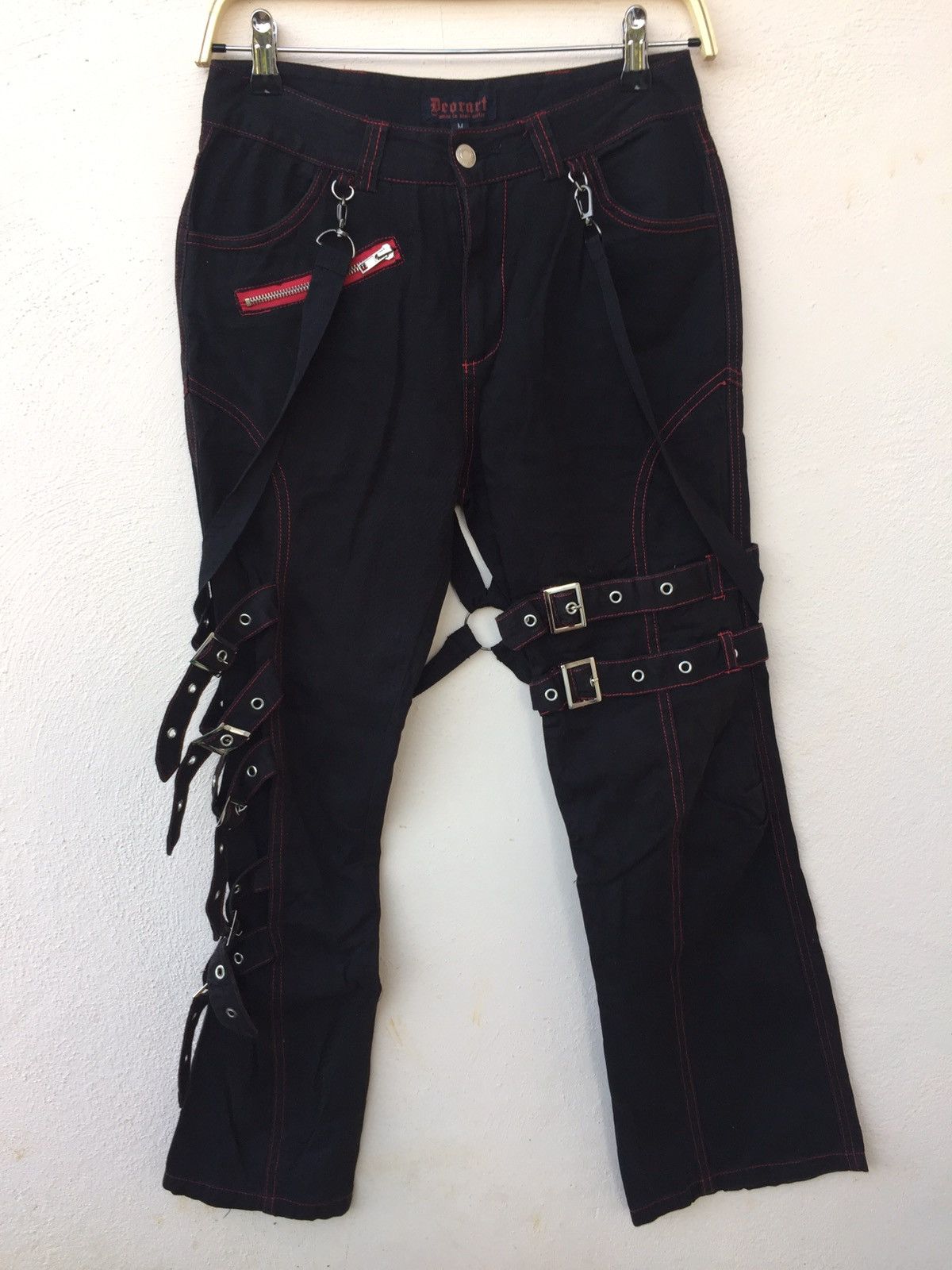 Seditionaries Bondages Pants With Suspenders