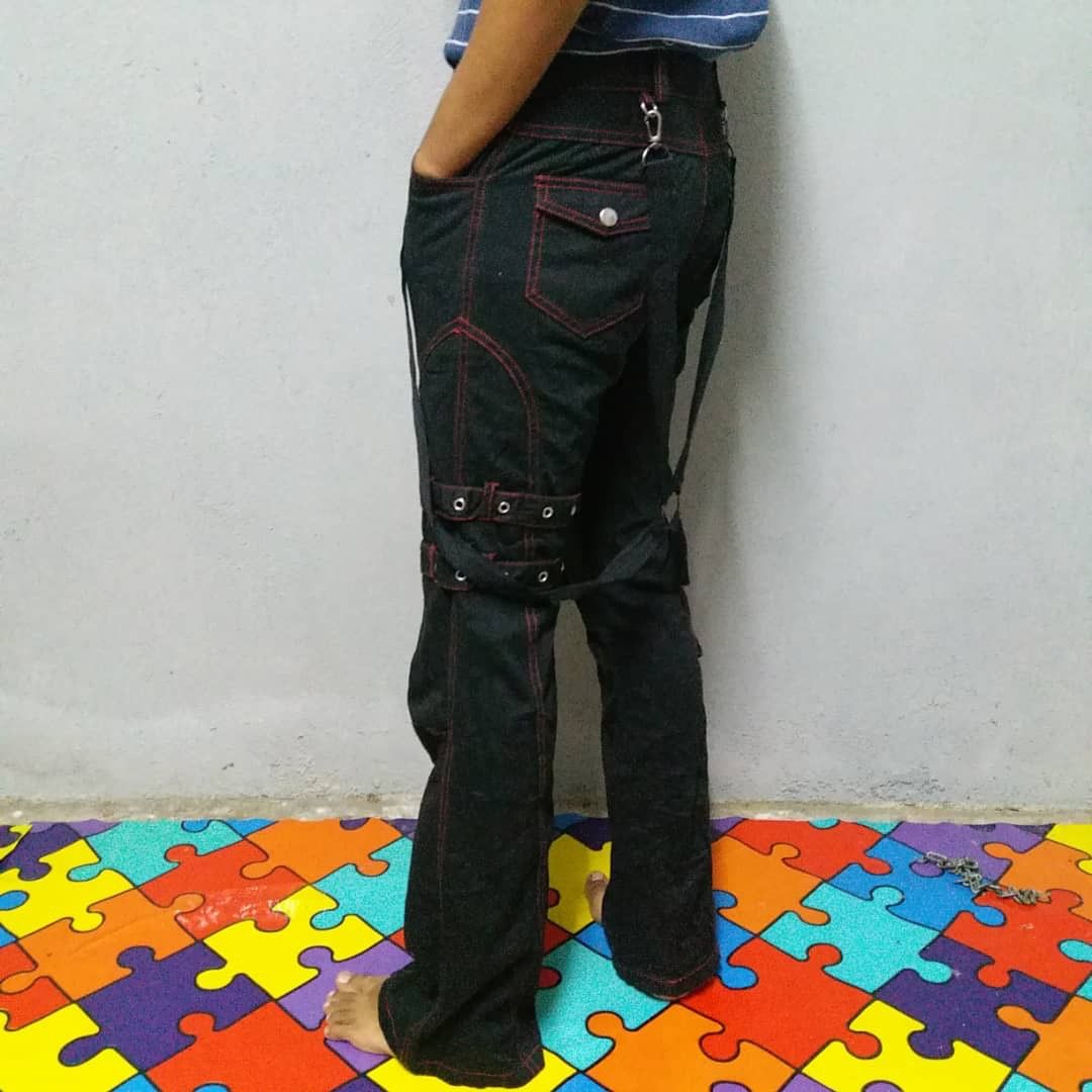 Japanese Brand × Seditionaries Seditionaries Bondages Pants With Suspenders Size US 28 / EU 44 - 13 Thumbnail