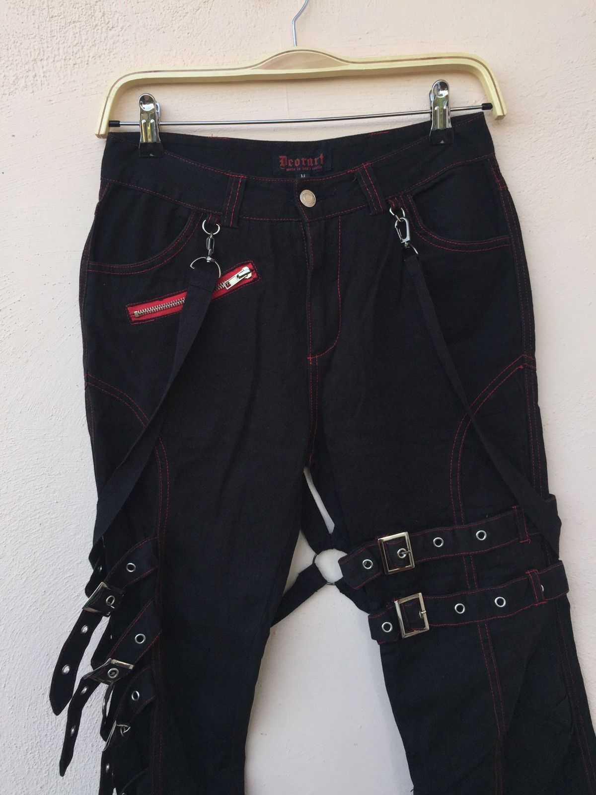 Japanese Brand × Seditionaries Seditionaries Bondages Pants With Suspenders Size US 28 / EU 44 - 3 Thumbnail
