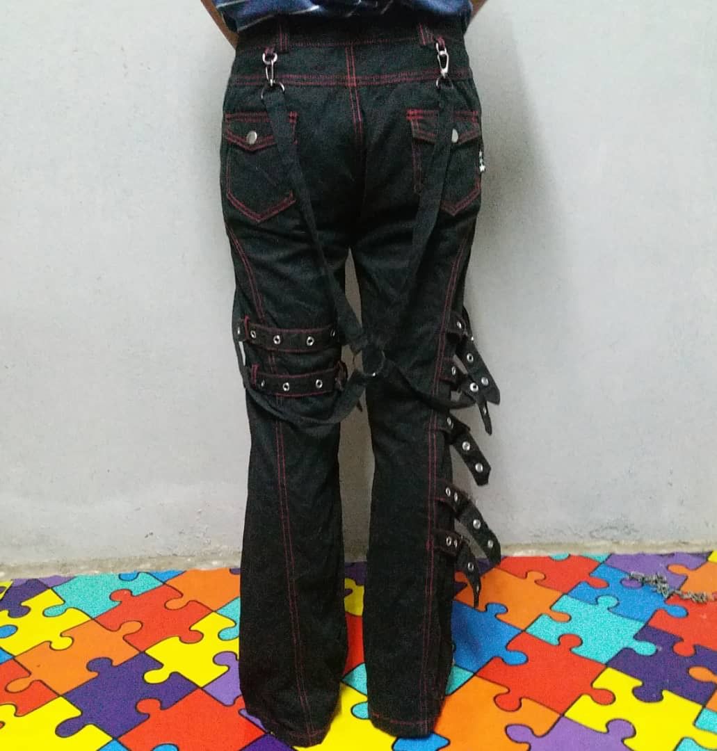 Japanese Brand × Seditionaries Seditionaries Bondages Pants With Suspenders Size US 28 / EU 44 - 12 Thumbnail