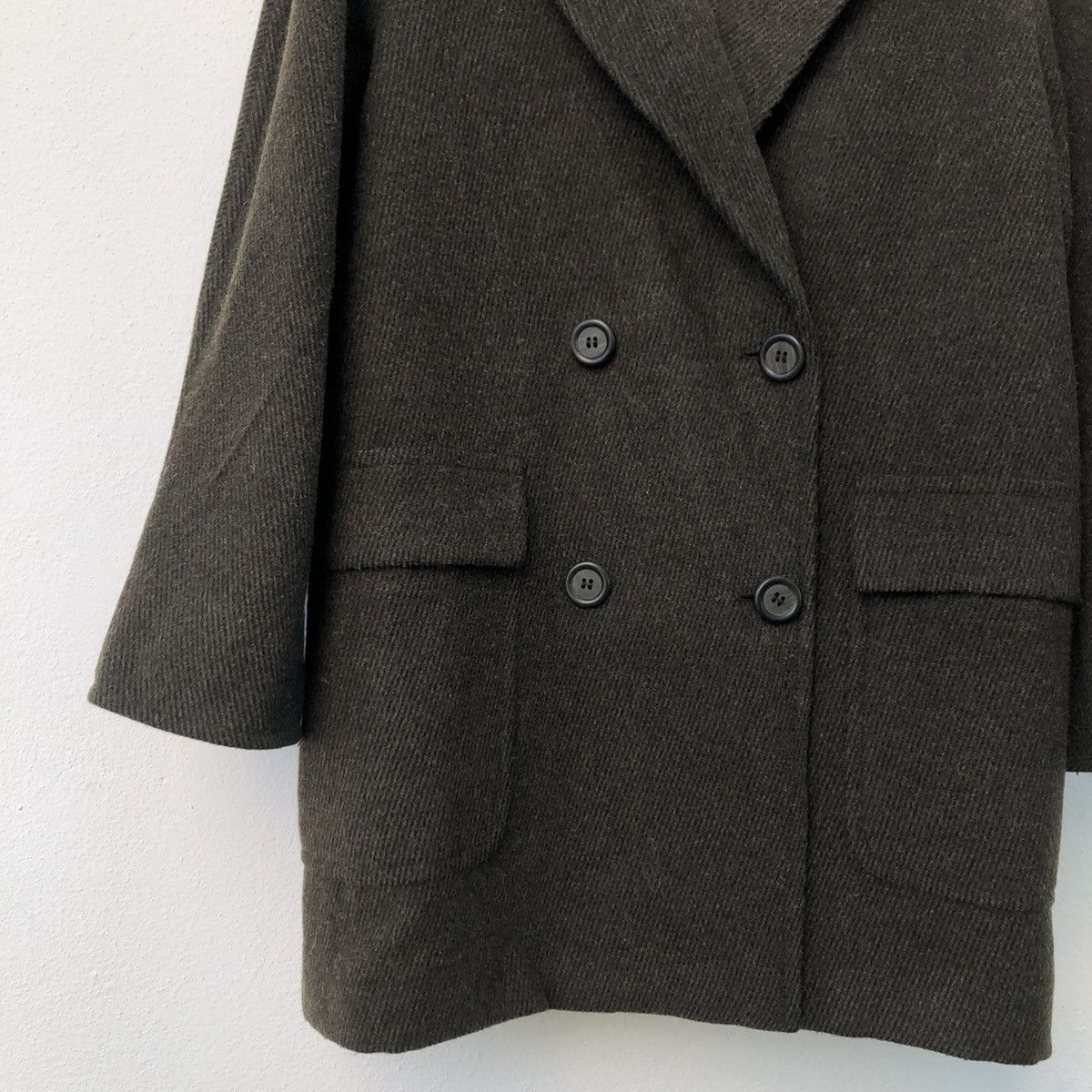 Max Mara Max Mara Double Breasted Coat 100% Wool Size US M / EU 48-50 / 2 - 3 Thumbnail