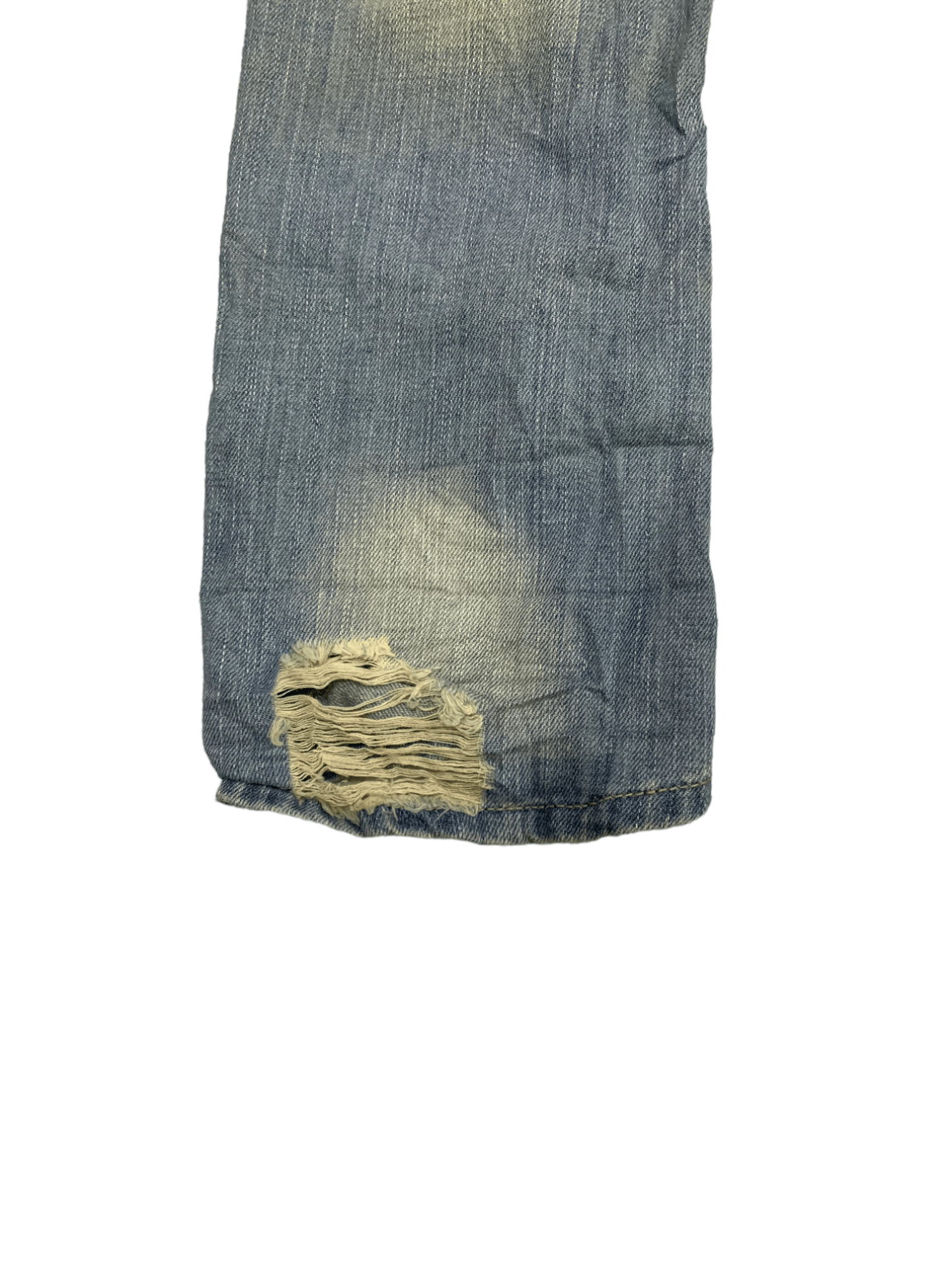 Japanese Brand Vintage Japanese Brand Faded Wash Distressed Jeans 29x30 Size US 29 - 12 Thumbnail