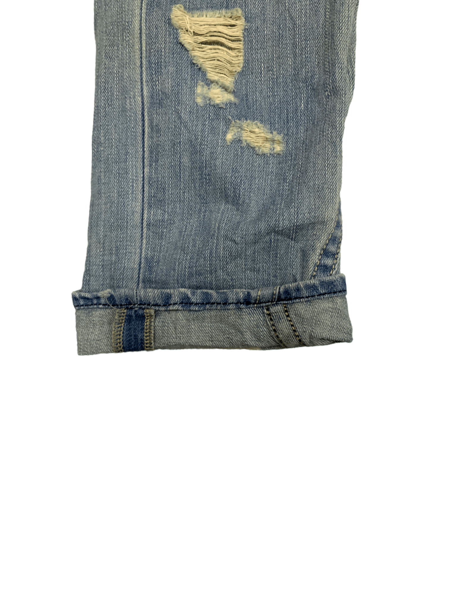 Japanese Brand Vintage Japanese Brand Faded Wash Distressed Jeans 29x30 Size US 29 - 13 Thumbnail