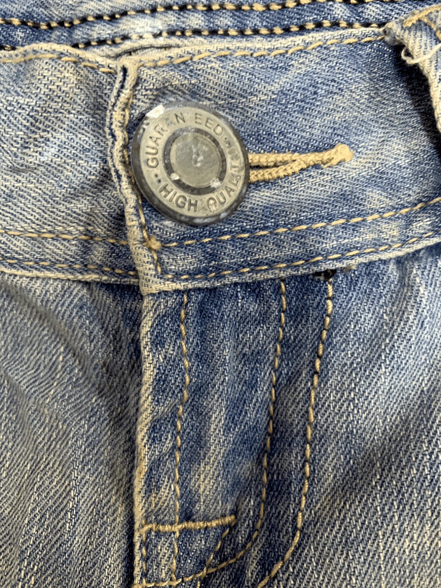 Japanese Brand Vintage Japanese Brand Faded Wash Distressed Jeans 29x30 Size US 29 - 6 Thumbnail