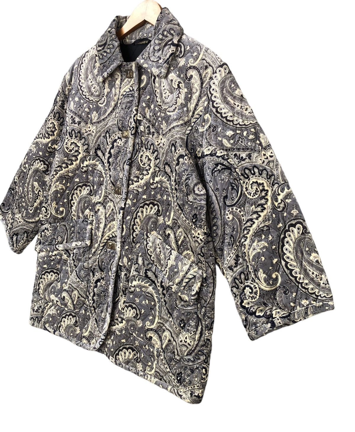 Bogner × Designer Bogner Paisleys All Over Quilted Jacket Size US M / EU 48-50 / 2 - 6 Thumbnail
