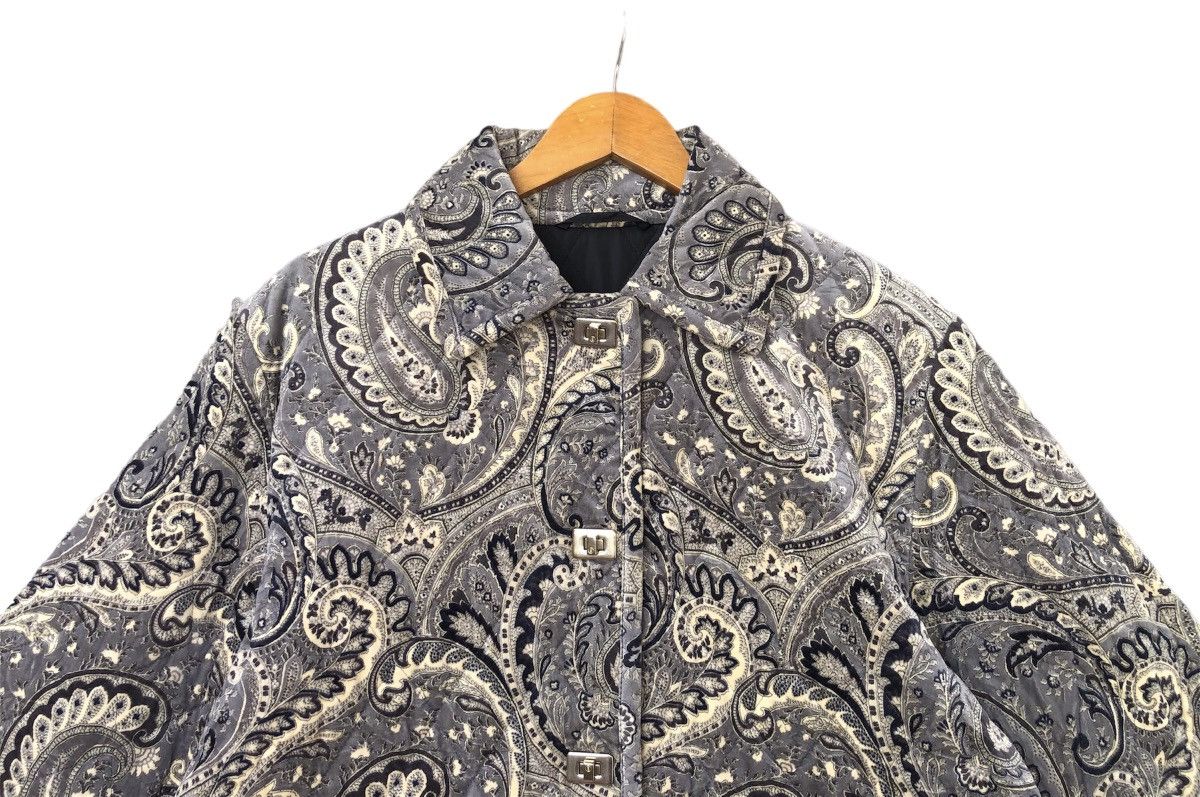 Bogner × Designer Bogner Paisleys All Over Quilted Jacket Size US M / EU 48-50 / 2 - 3 Thumbnail