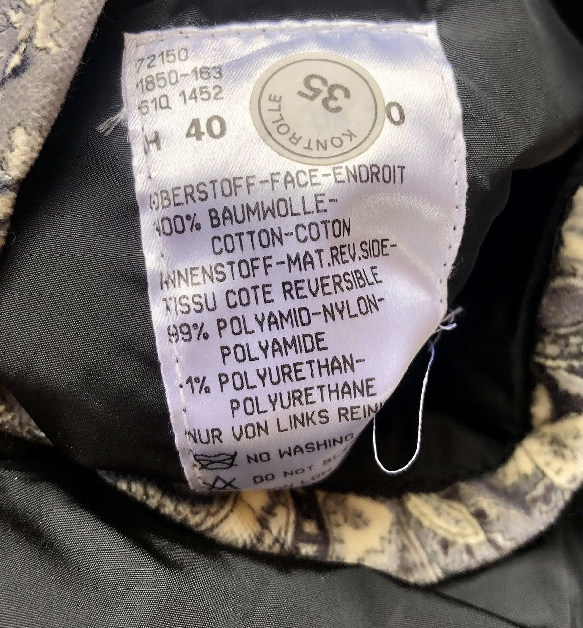 Bogner × Designer Bogner Paisleys All Over Quilted Jacket Size US M / EU 48-50 / 2 - 13 Thumbnail