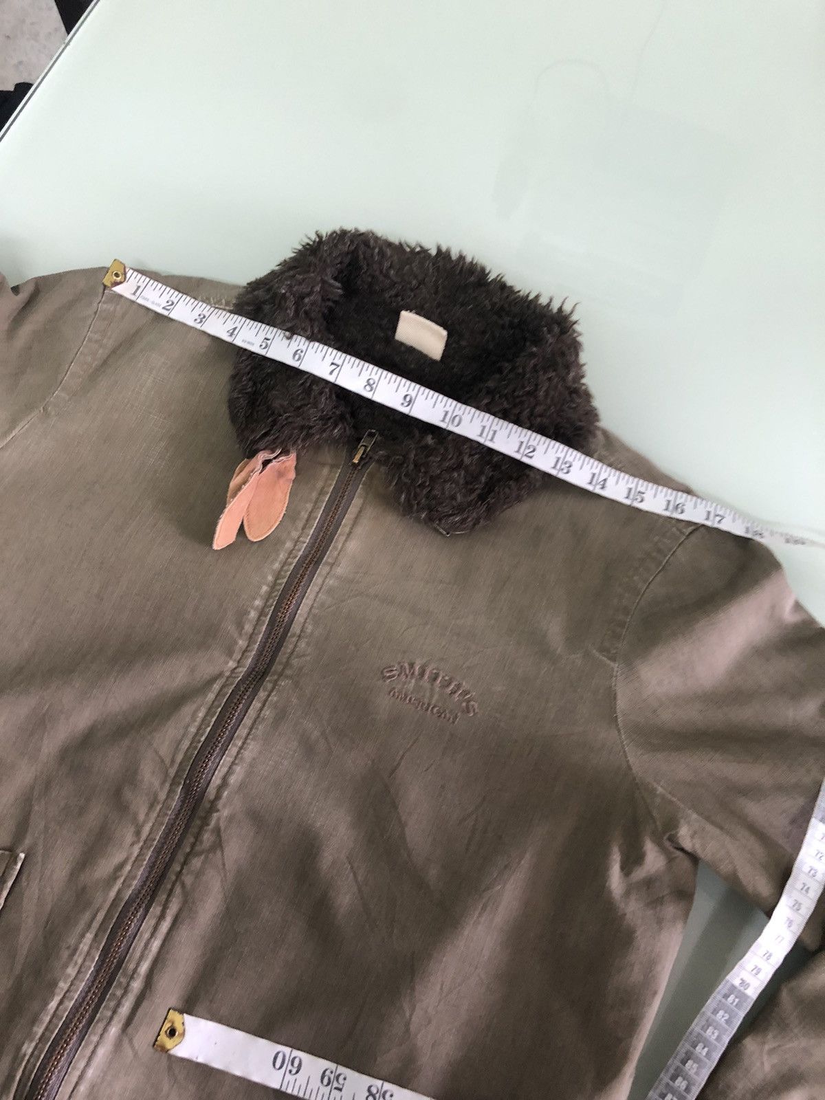 Vintage Vintage Smiths American Shearling Style Jackets Size US L / EU 52-54 / 3 - 19 Thumbnail
