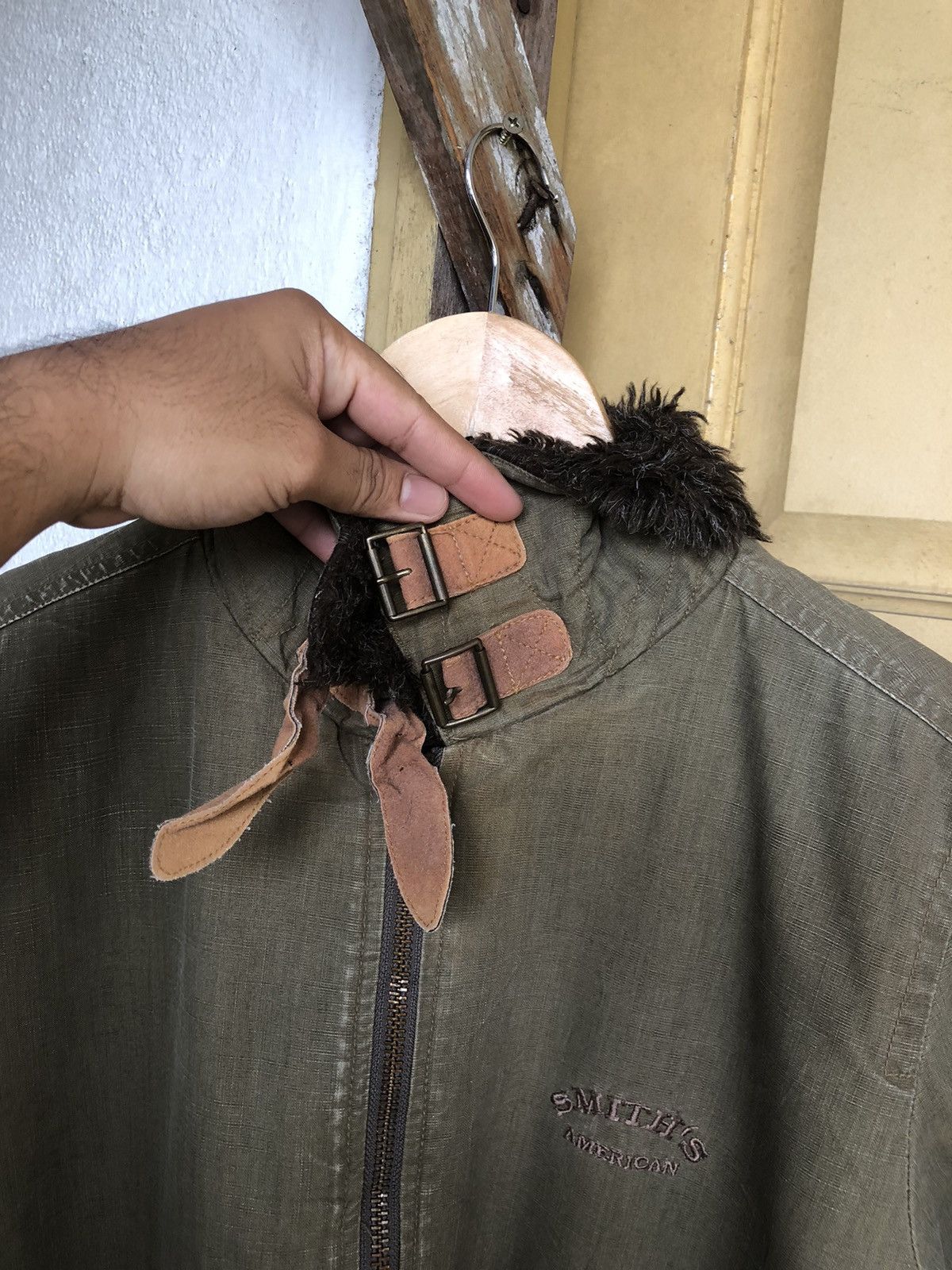 Vintage Vintage Smiths American Shearling Style Jackets Size US L / EU 52-54 / 3 - 8 Thumbnail