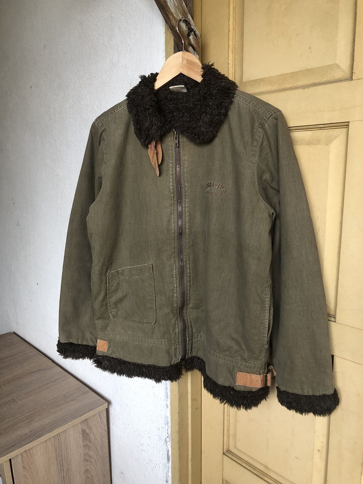 Vintage Vintage Smiths American Shearling Style Jackets Size US L / EU 52-54 / 3 - 1 Thumbnail