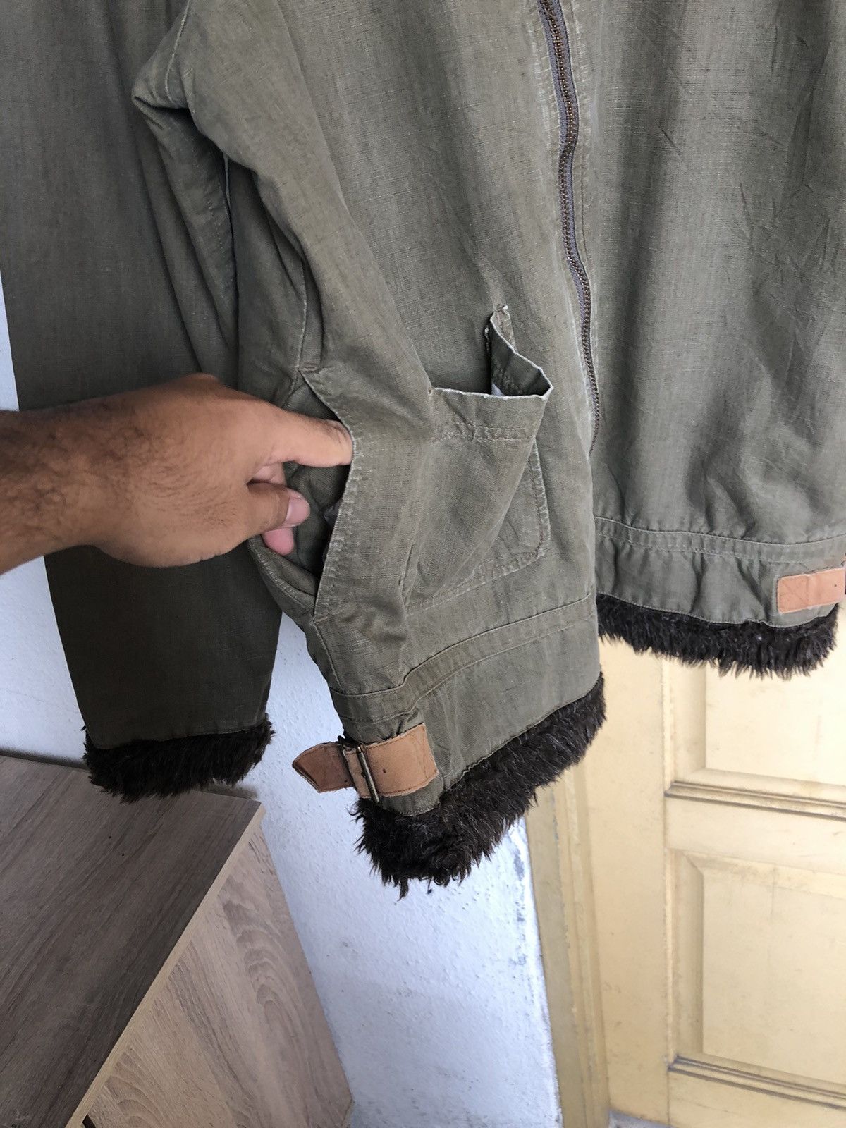 Vintage Vintage Smiths American Shearling Style Jackets Size US L / EU 52-54 / 3 - 9 Thumbnail