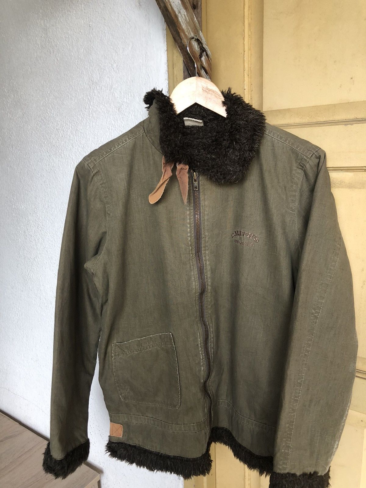 Vintage Vintage Smiths American Shearling Style Jackets Size US L / EU 52-54 / 3 - 6 Thumbnail