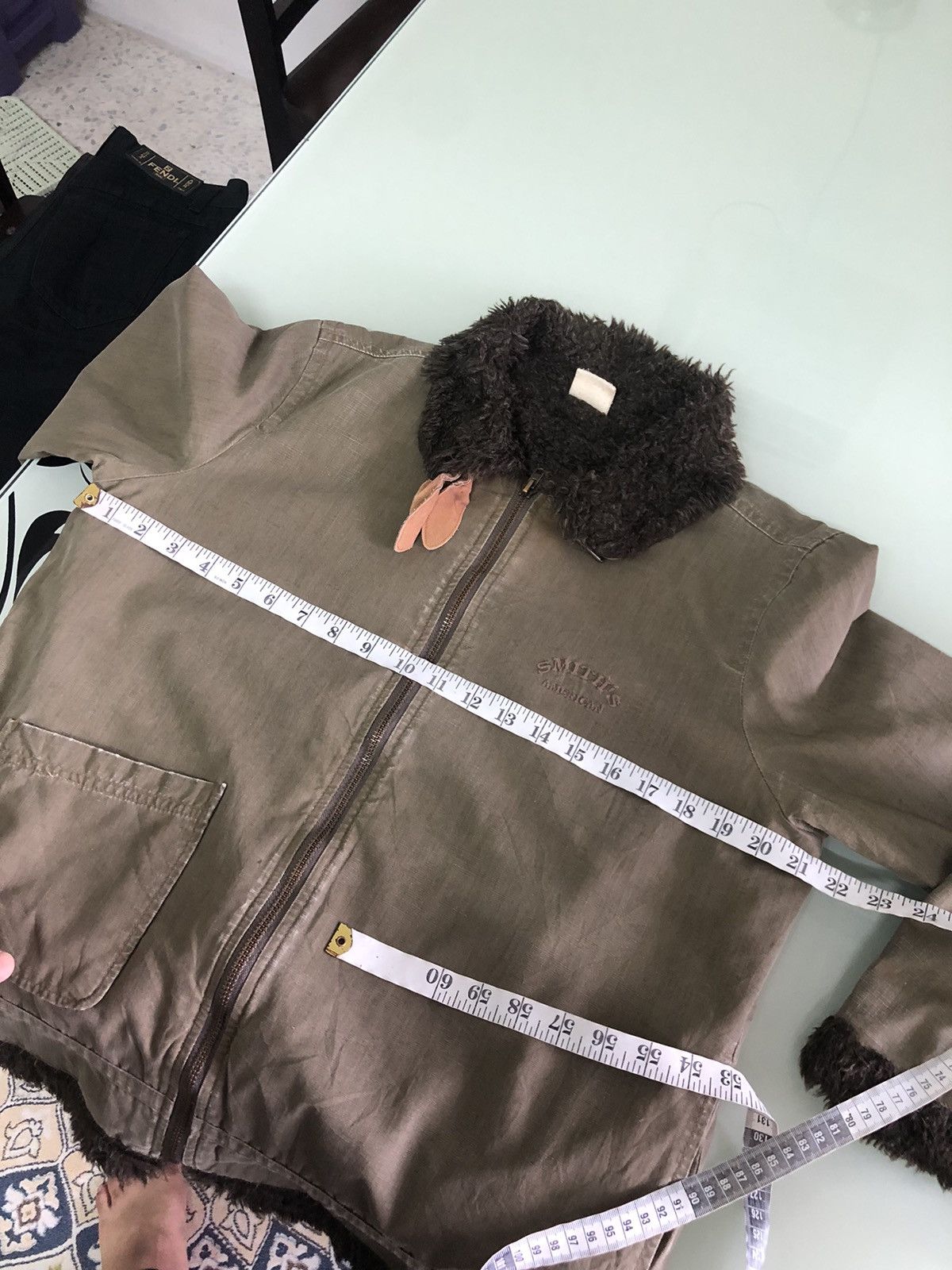 Vintage Vintage Smiths American Shearling Style Jackets Size US L / EU 52-54 / 3 - 18 Thumbnail