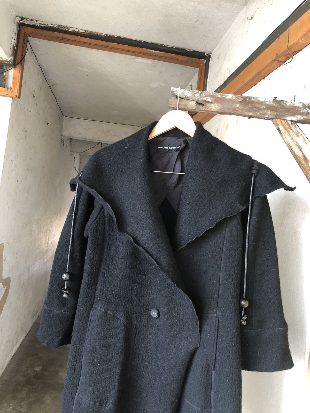 Hiroko Koshino Homme 🥷🏿Vintage Hiroko Koshino Homme Seditionaries Style Jackets Size S / US 4 / IT 40 - 4 Thumbnail