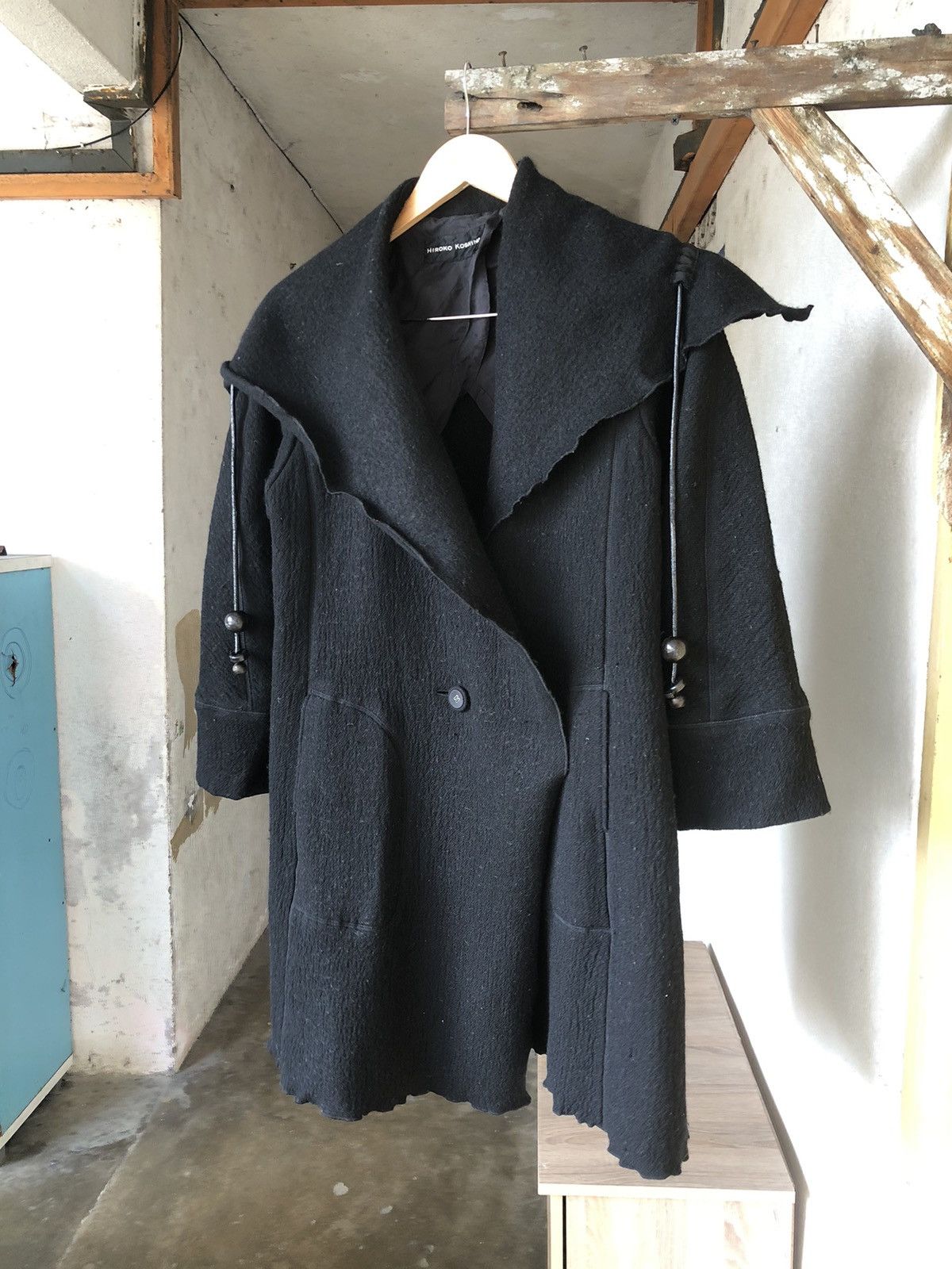 Hiroko Koshino Homme 🥷🏿Vintage Hiroko Koshino Homme Seditionaries Style Jackets Size S / US 4 / IT 40 - 3 Thumbnail