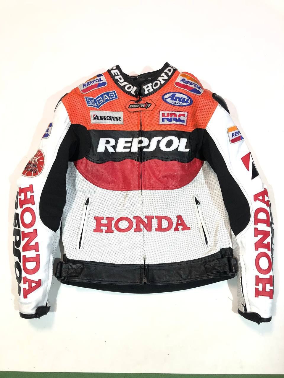Honda Honda Moto Leather Jacket Morocross Size US M / EU 48-50 / 2 - 2 Thumbnail